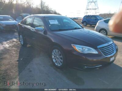 2013 Chrysler 200 Limited, коричневый — VIN 1C3CCBCG3DN574159, IAAI