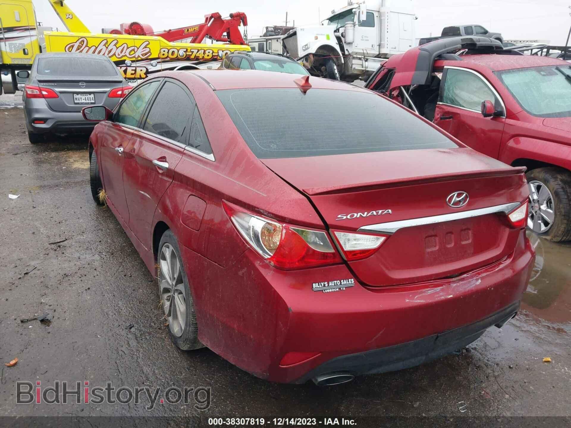 2014 HYUNDAI SONATA - VIN: 5NPEC4AC4EH872284 - Фото 3
