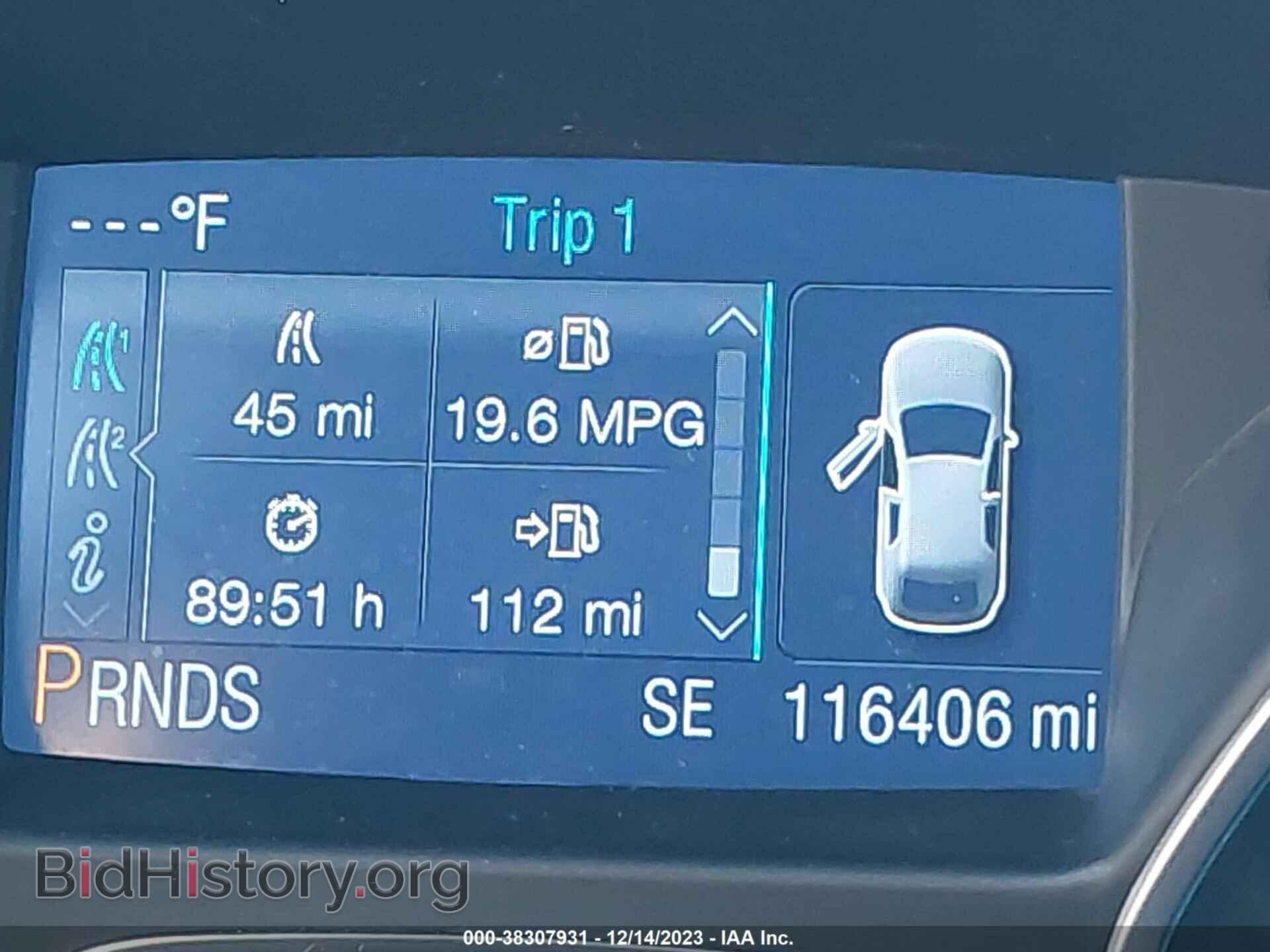2014 FORD ESCAPE - VIN: 1FMCU0F7XEUA10083 - Фото 7
