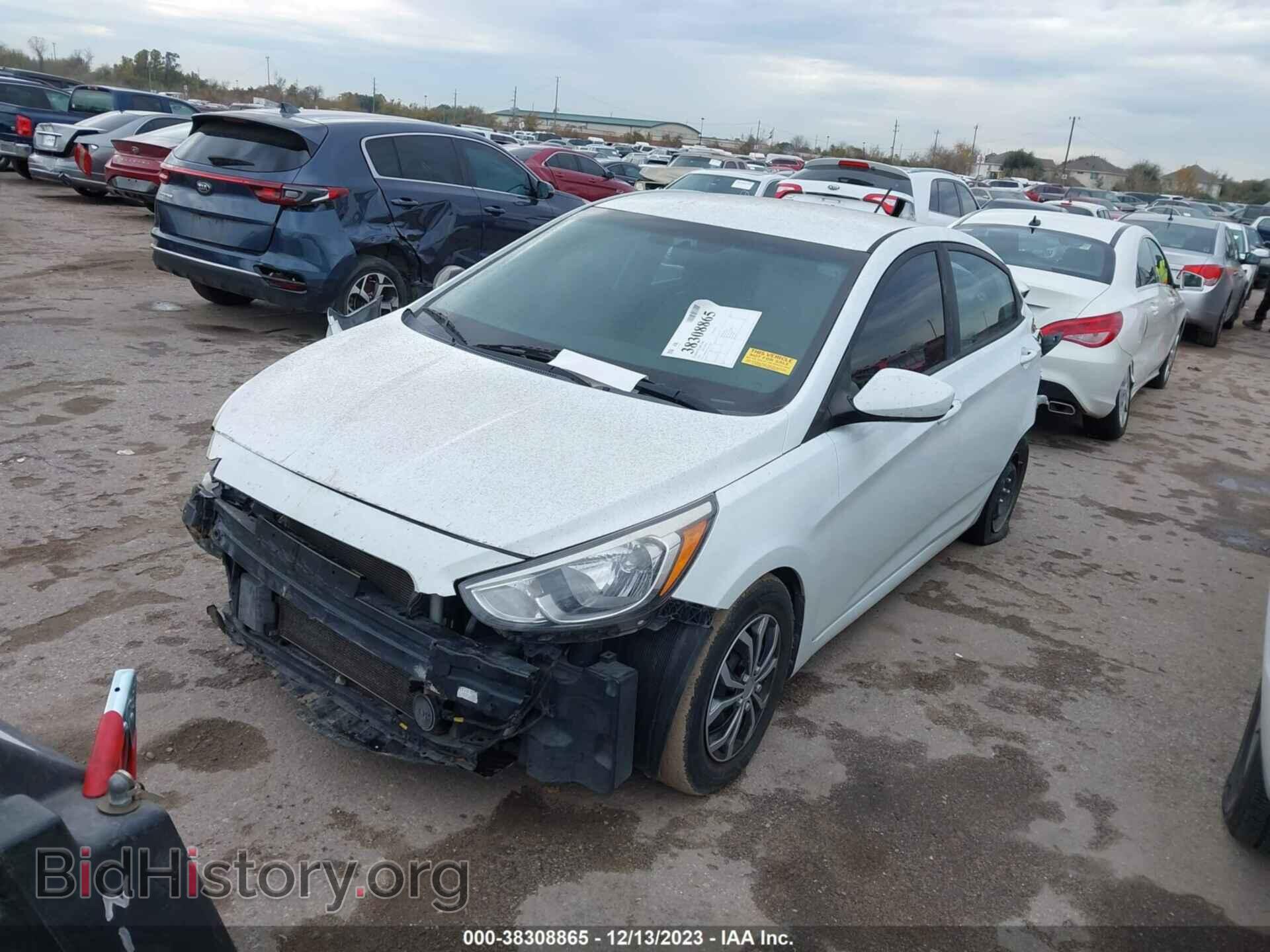2016 HYUNDAI ACCENT - VIN: KMHCT4AEXGU122997 - Фото 2