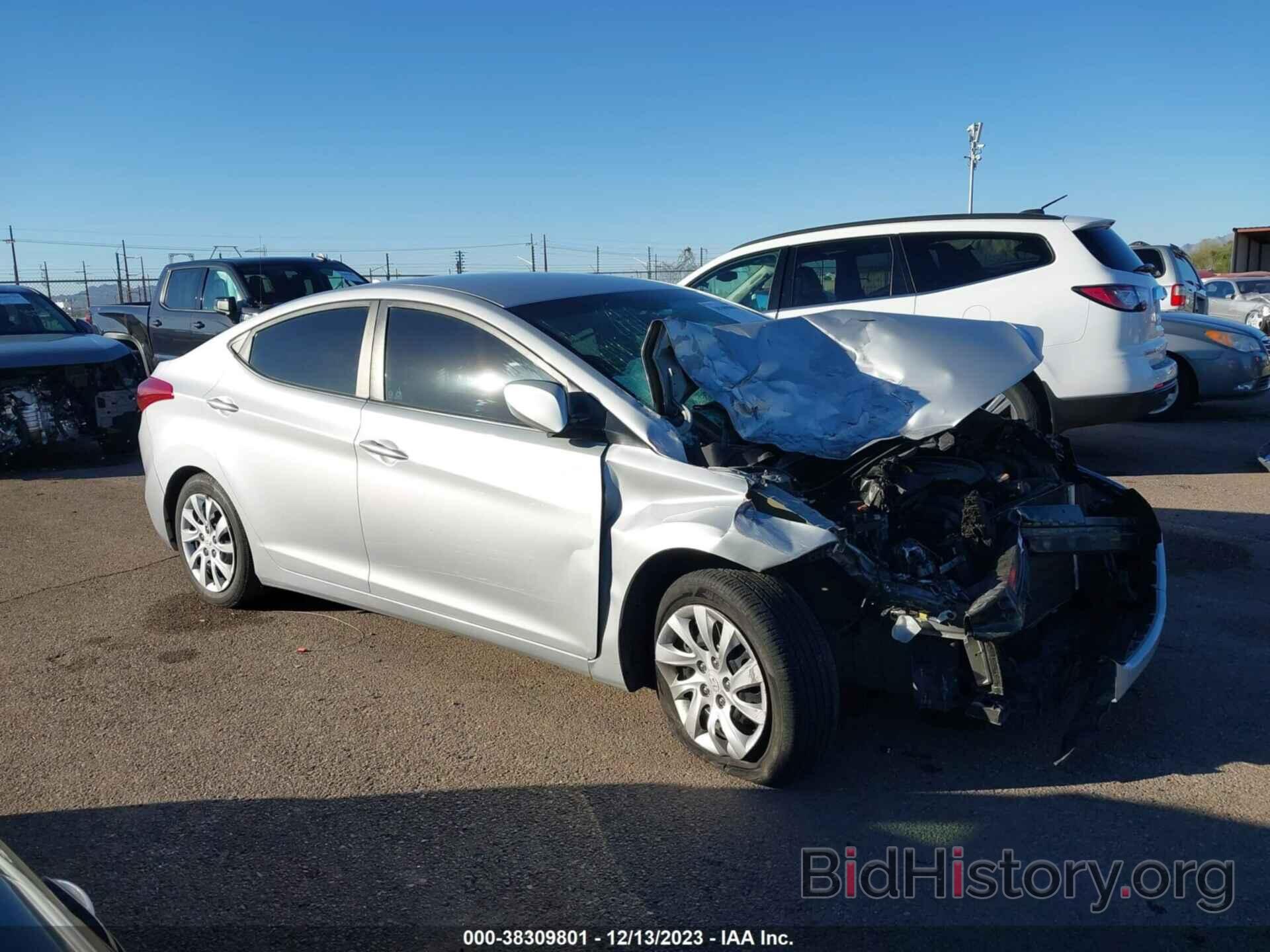 Photo 5NPDH4AE5CH078843 - HYUNDAI ELANTRA 2012