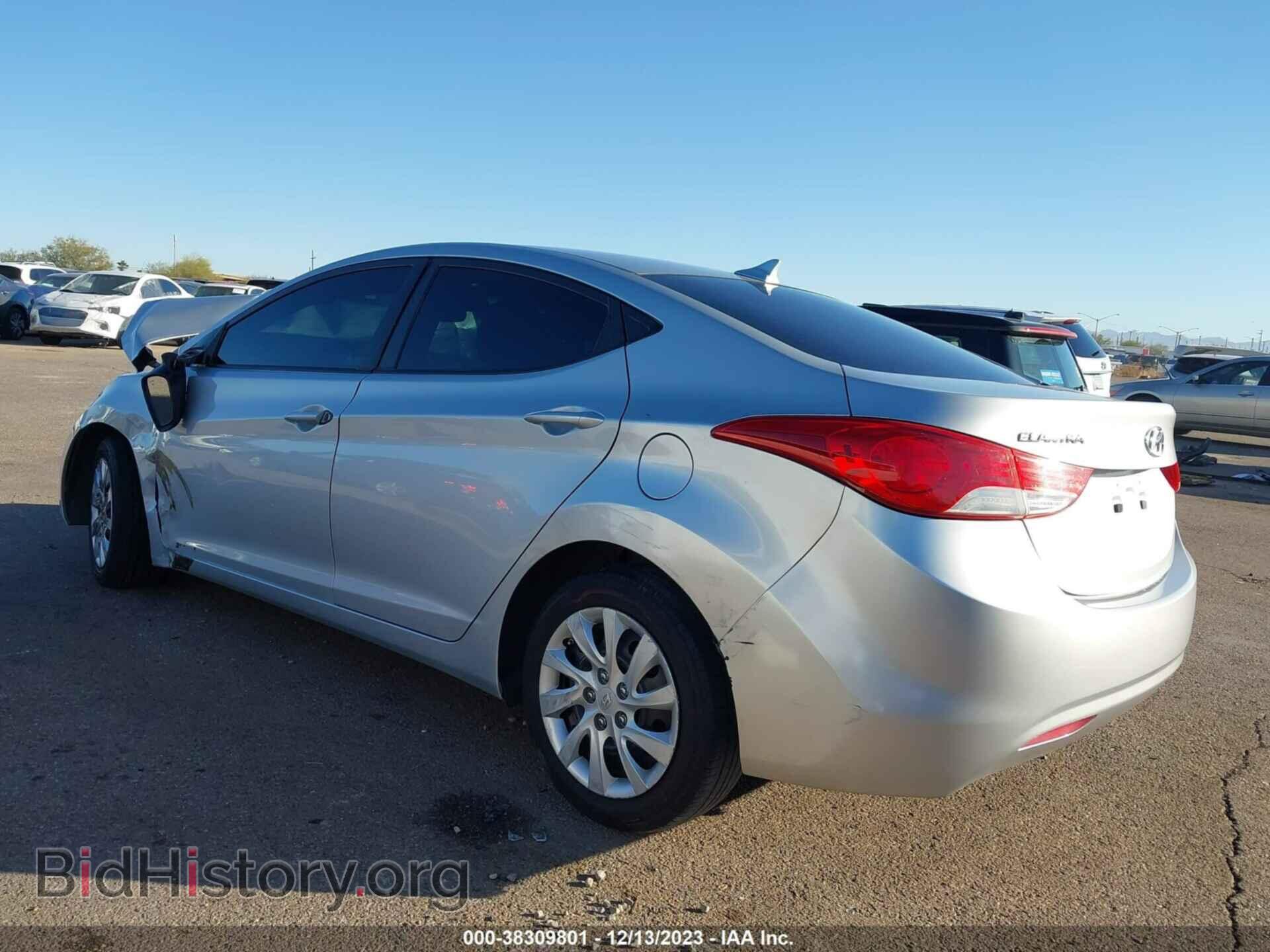 2012 HYUNDAI ELANTRA - VIN: 5NPDH4AE5CH078843 - Фото 3