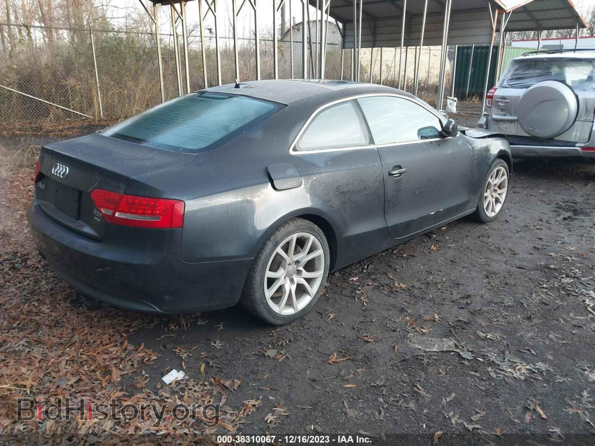 2012 AUDI A5 - VIN: WAULFAFR3CA027986 - Фото 4