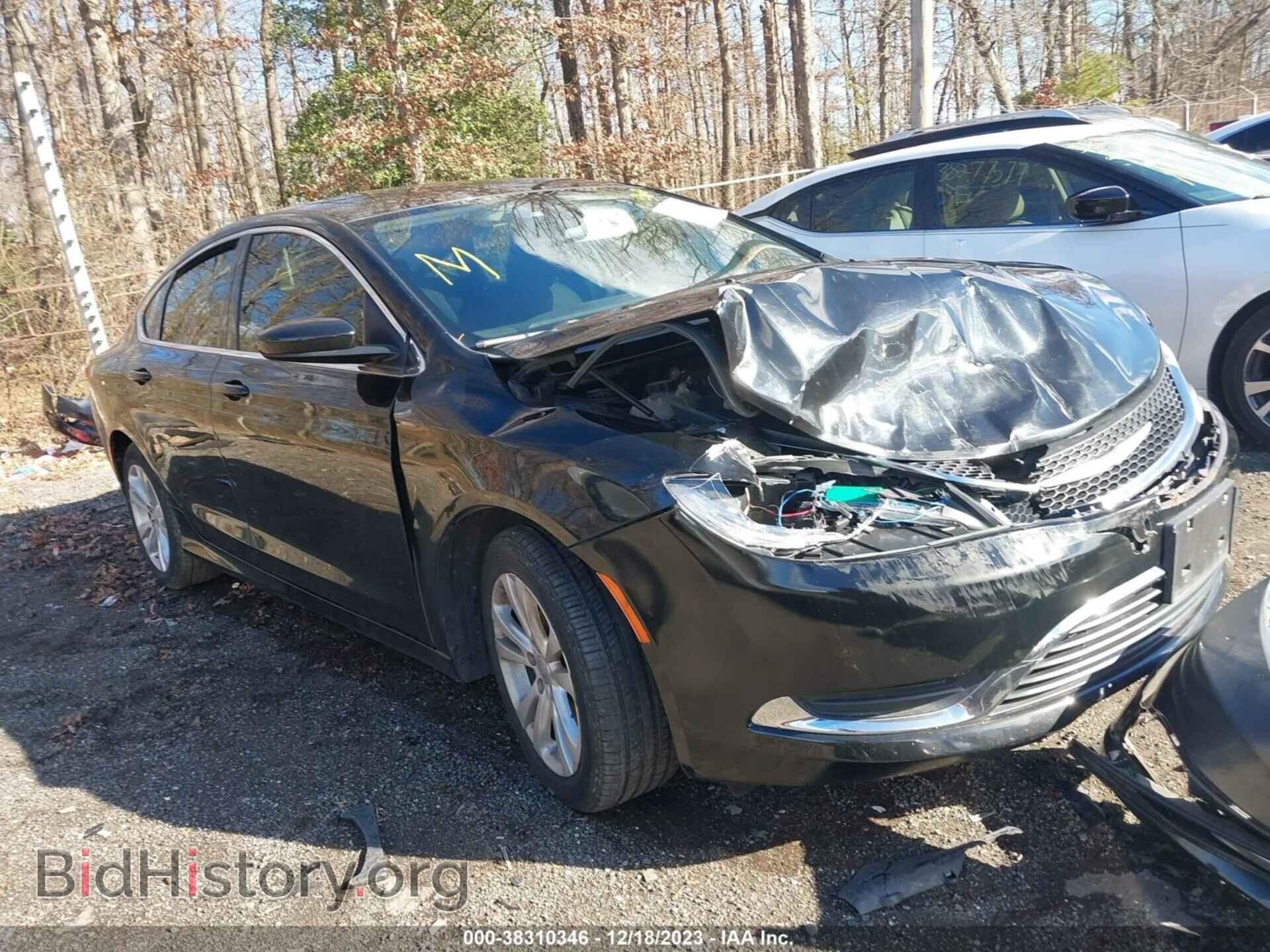 Фотография 1C3CCCAB2FN719501 - CHRYSLER 200 2015