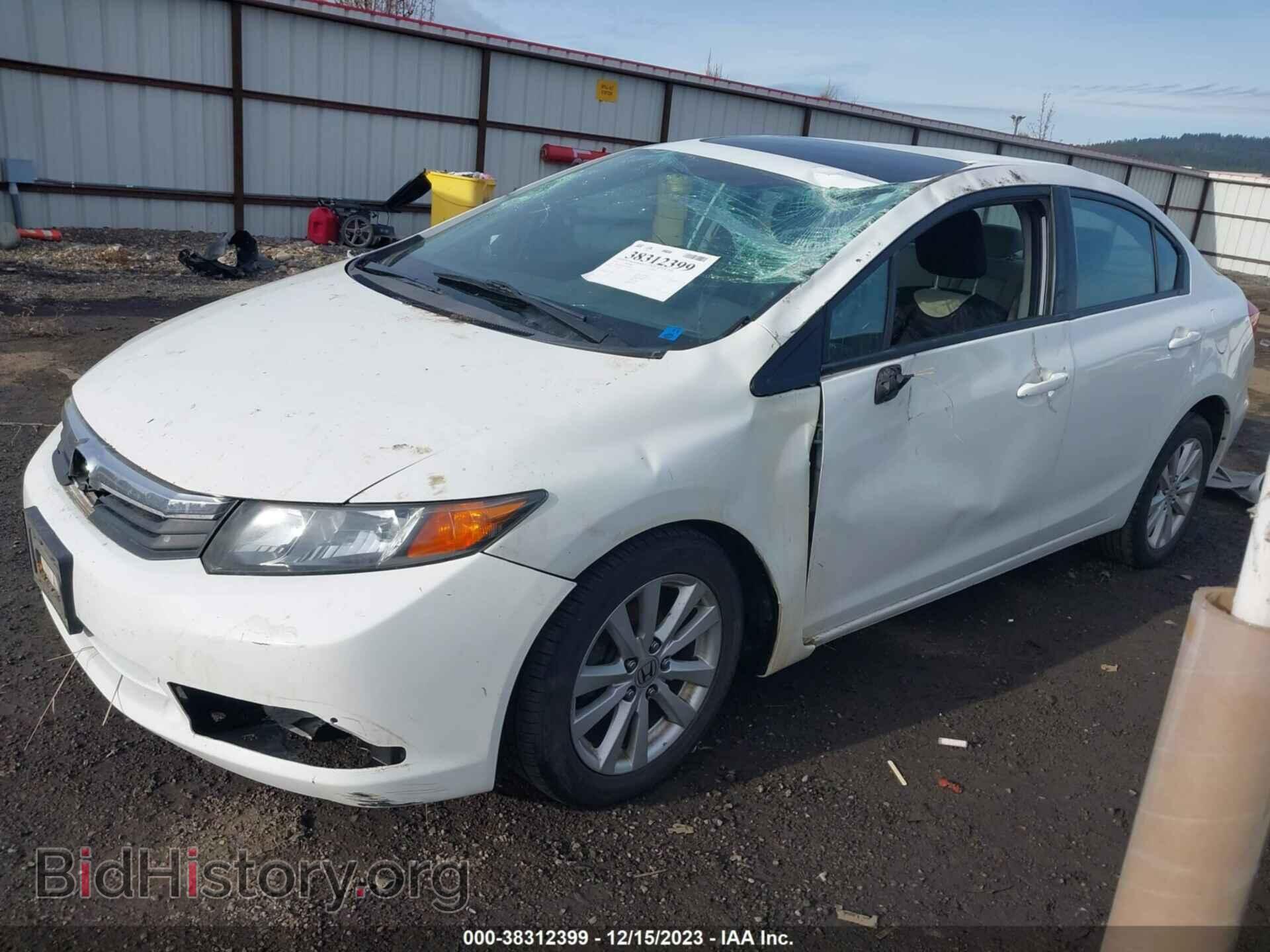 2012 HONDA CIVIC - VIN: 2HGFB2F83CH310478 - Фото 2