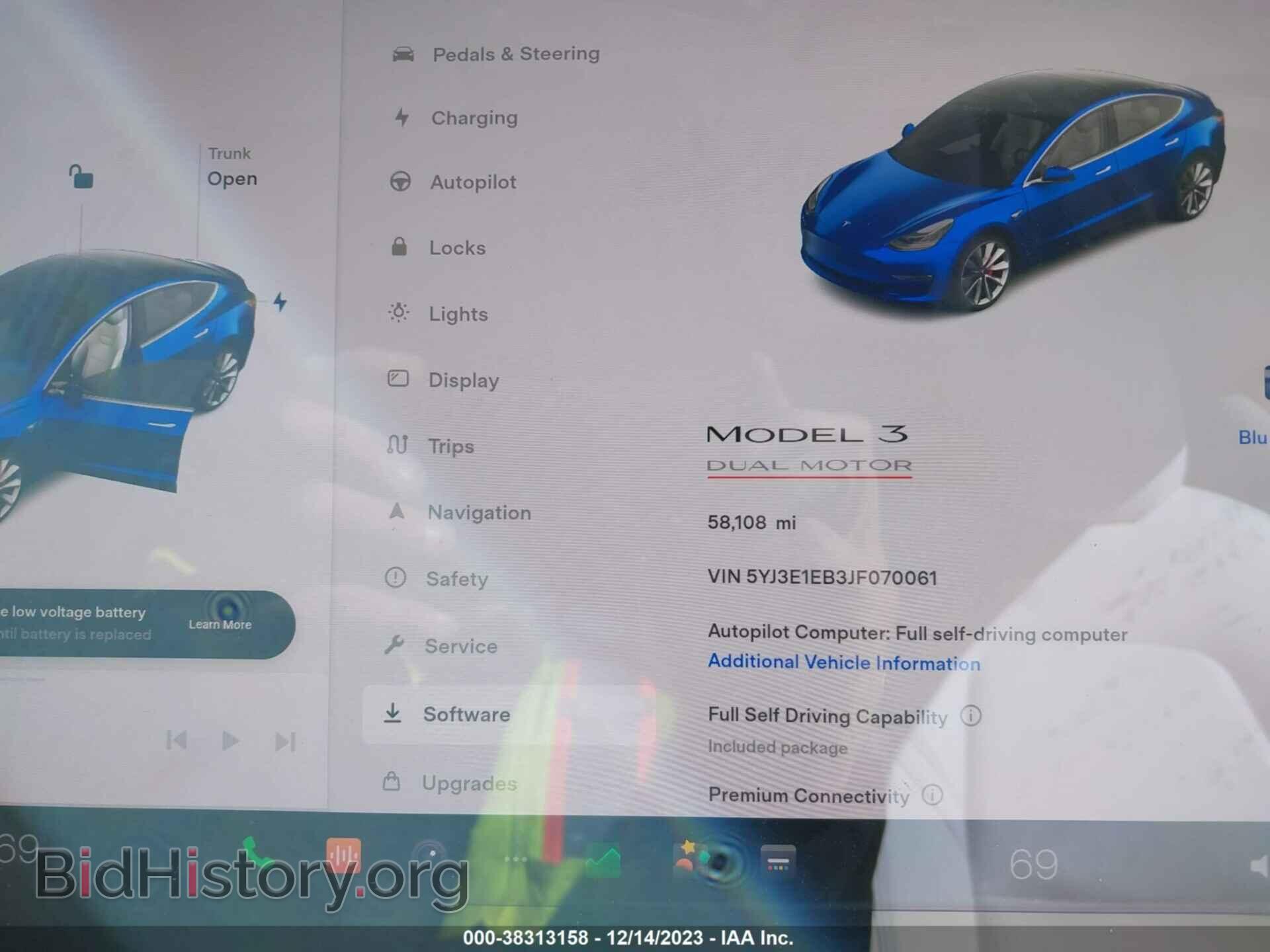 2018 TESLA MODEL 3 - VIN: 5YJ3E1EB3JF070061 - Фото 7