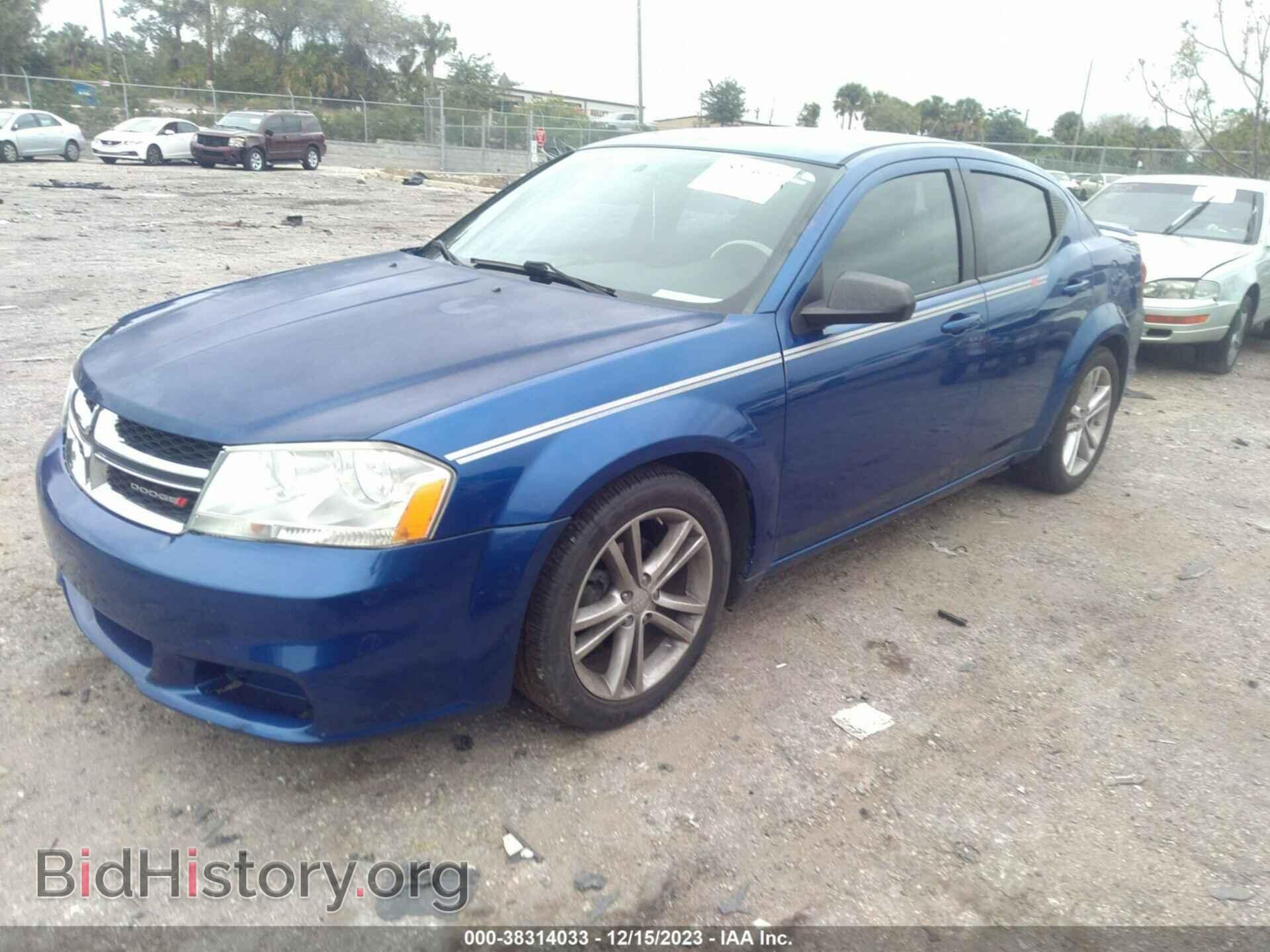 2012 DODGE AVENGER - VIN: 1C3CDZAG3CN254430 - Фото 2