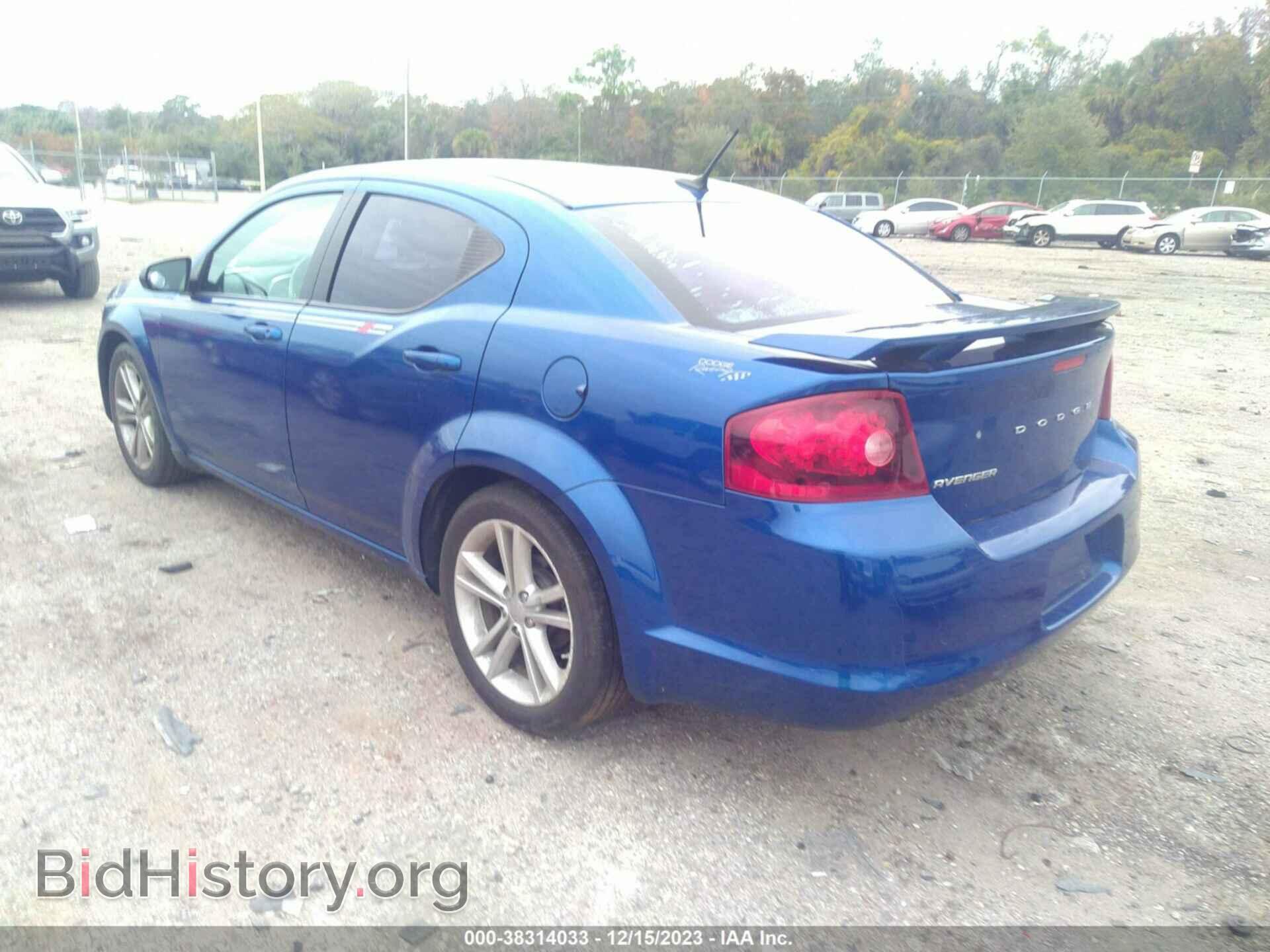 2012 DODGE AVENGER - VIN: 1C3CDZAG3CN254430 - Фото 3