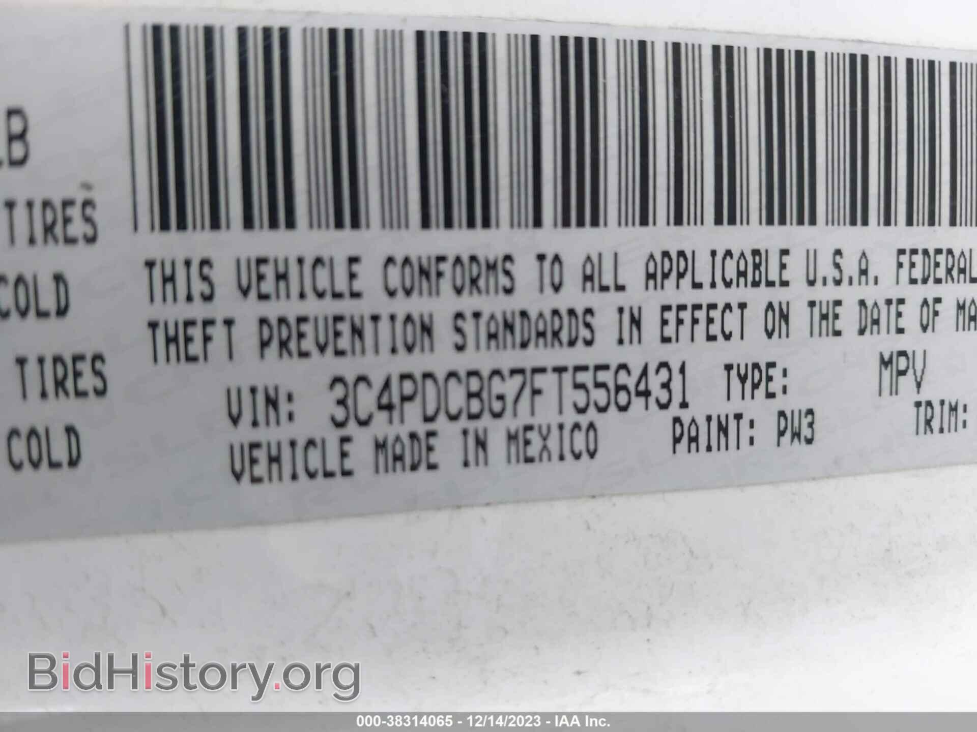 2015 DODGE JOURNEY - VIN: 3C4PDCBG7FT556431 - Фото 9