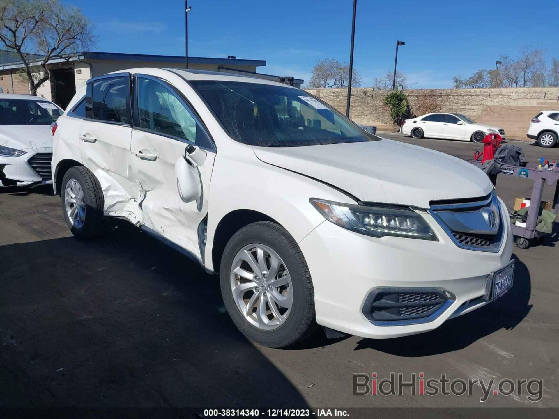 Фотография 5J8TB3H5XGL017892 - ACURA RDX 2016