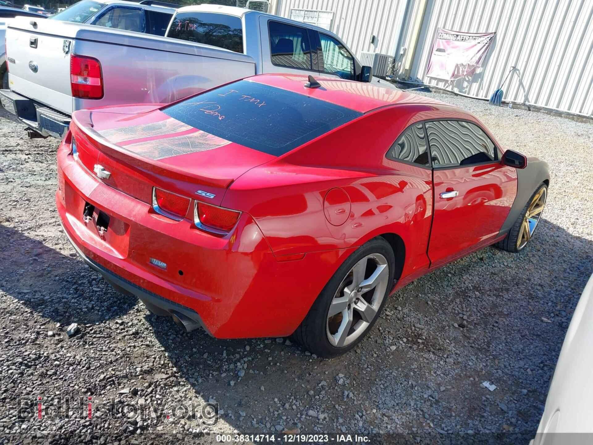 2011 CHEVROLET CAMARO - VIN: 2G1FK1EJ9B9110607 - Фото 4