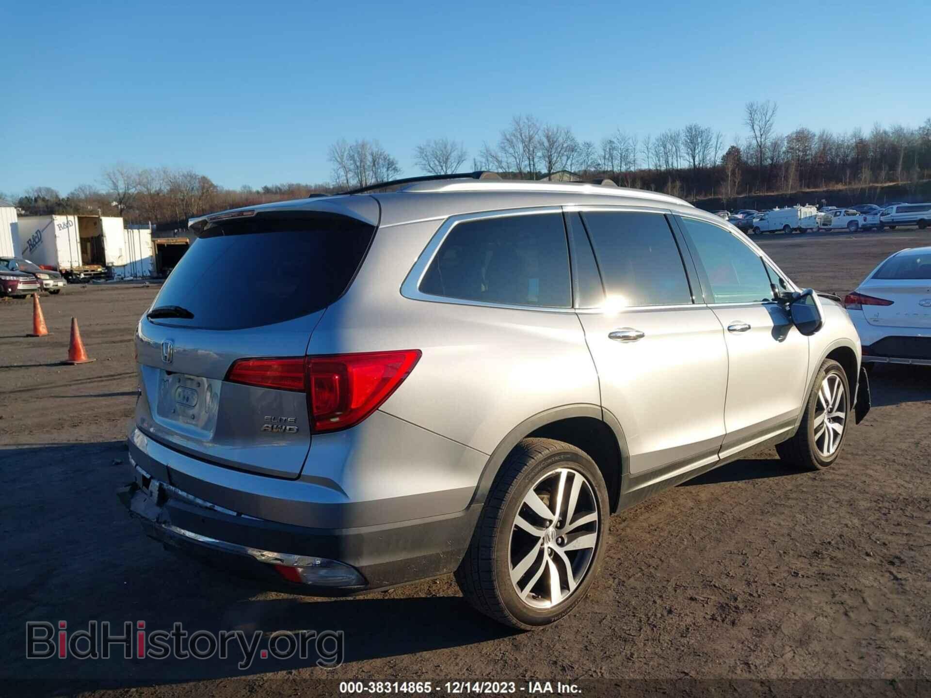 2016 HONDA PILOT - VIN: 5FNYF6H02GB110701 - Фото 4
