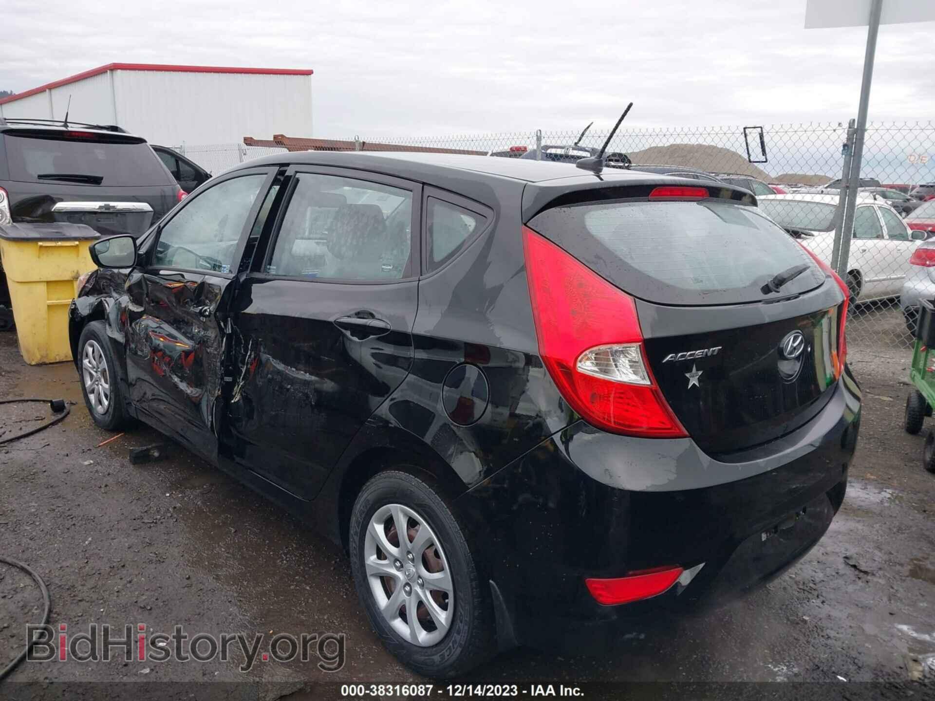 2014 HYUNDAI ACCENT - VIN: KMHCT5AE9EU182921 - Фото 3