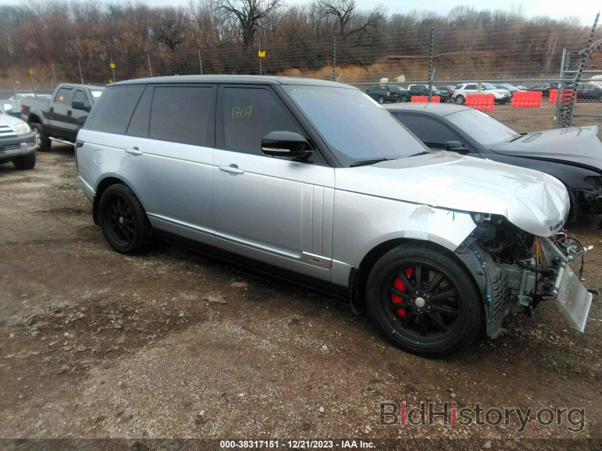 Фотография SALGV3EF6GA303876 - LAND ROVER RANGE ROVER 2016