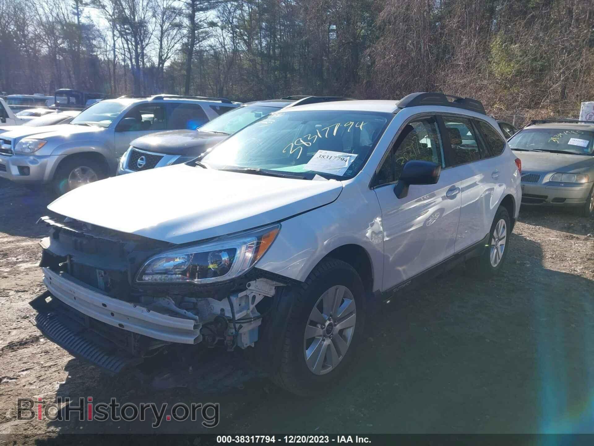2017 SUBARU OUTBACK - VIN: 4S4BSAAC7H3400984 - Фото 2