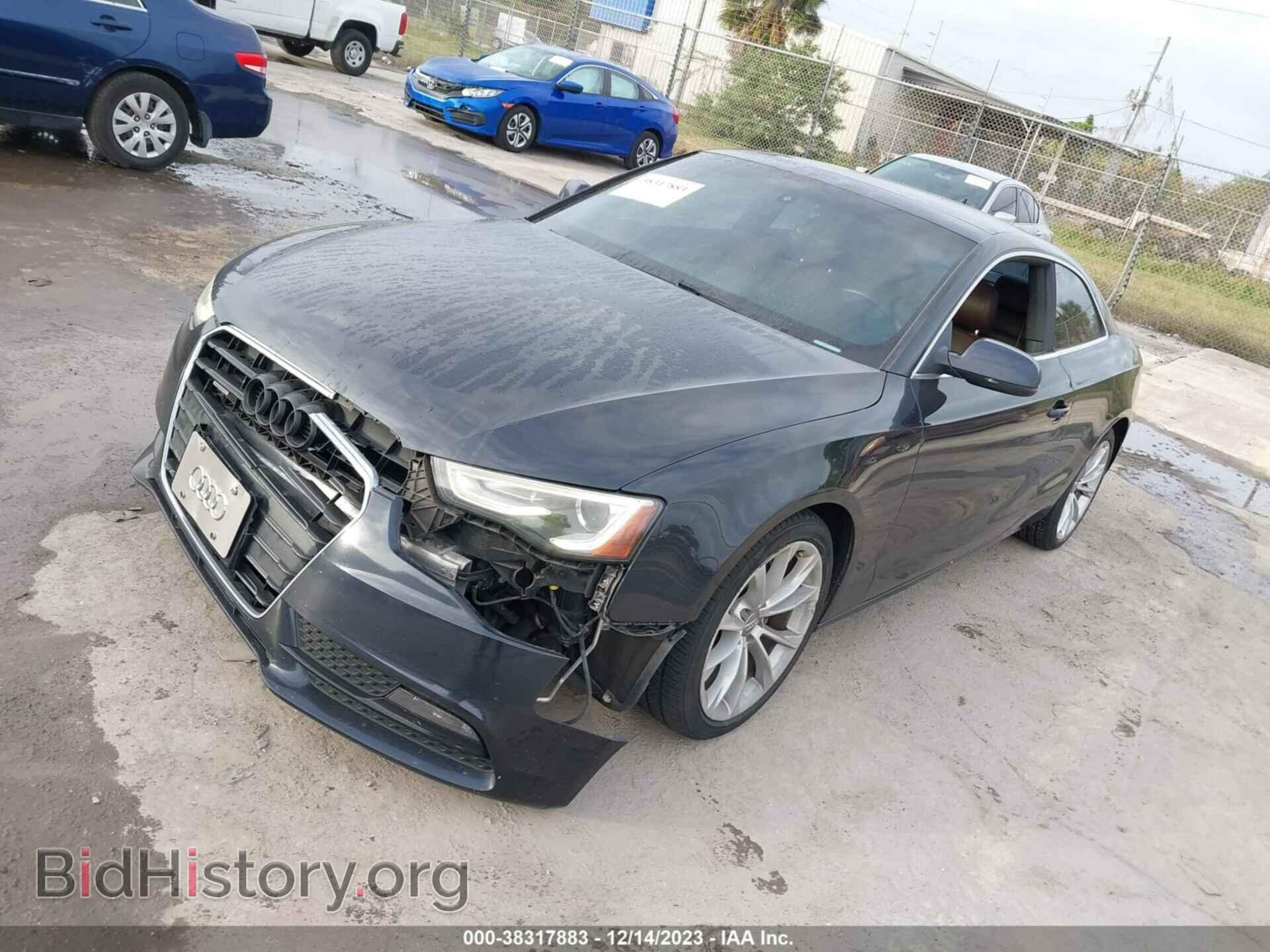 2013 AUDI A5 - VIN: WAUCFAFR4DA052137 - Фото 2