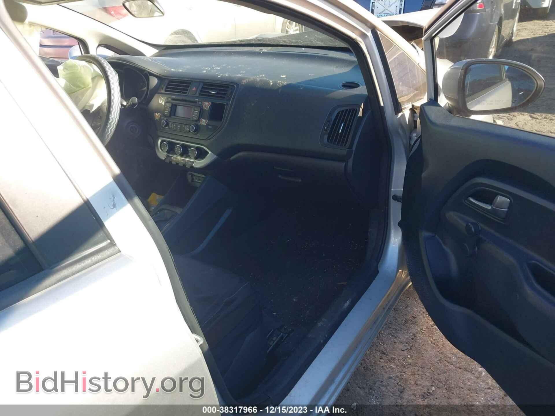2014 KIA RIO - VIN: KNADM4A36E6413774 - Фото 5