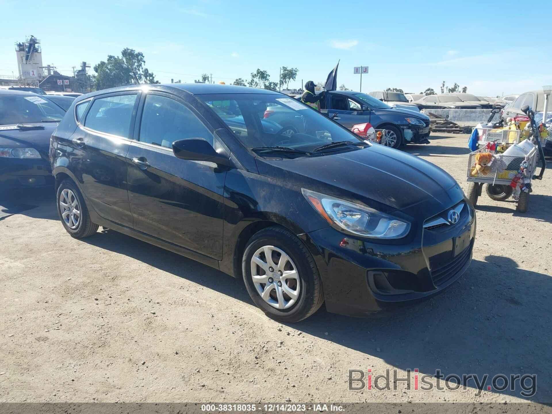 Photo KMHCT5AE7CU003773 - HYUNDAI ACCENT 2012