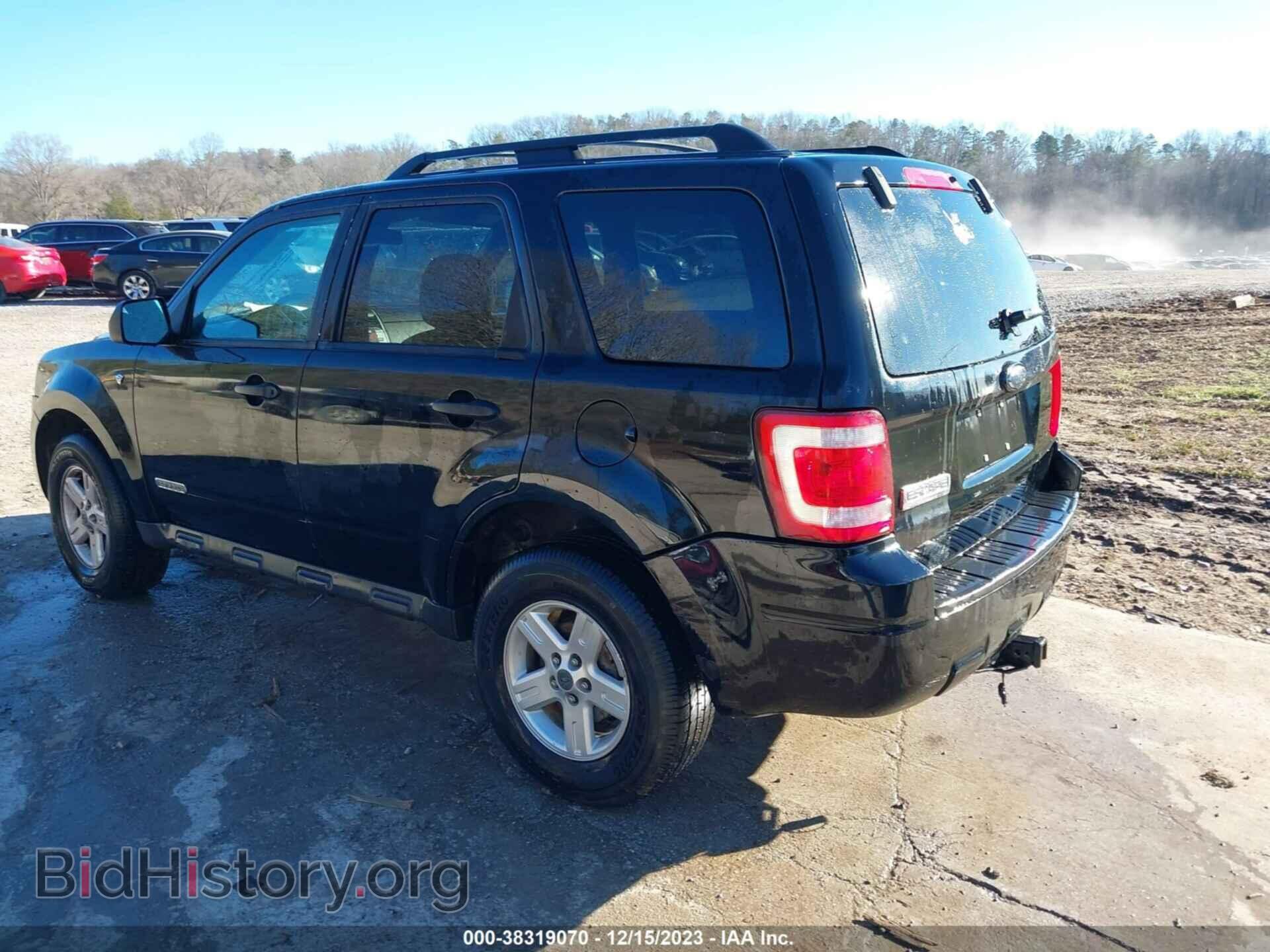 2008 FORD ESCAPE - VIN: 1FMCU031X8KA20404 - Фото 3