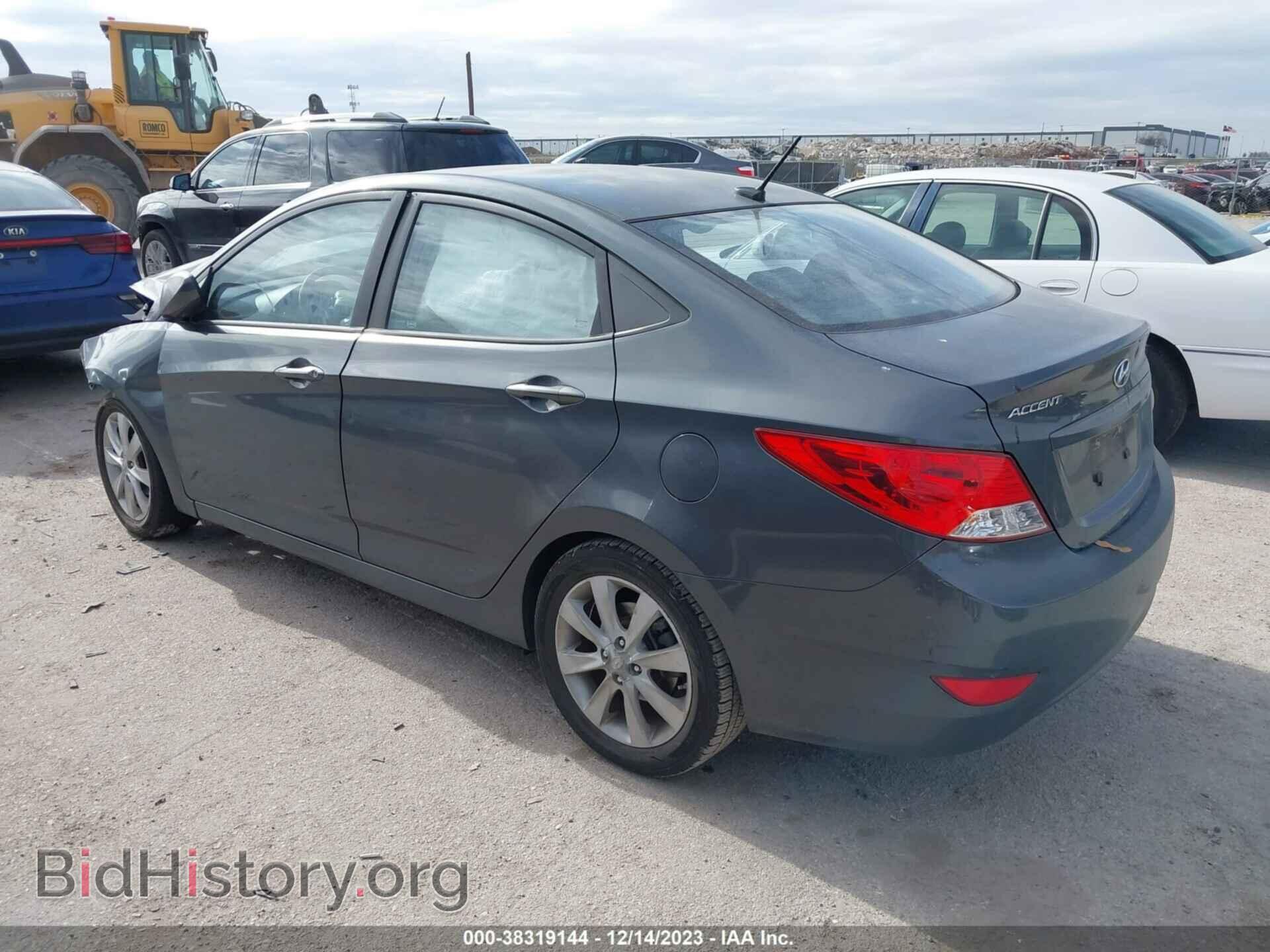 2012 HYUNDAI ACCENT - VIN: KMHCU4AE2CU186877 - Фото 3