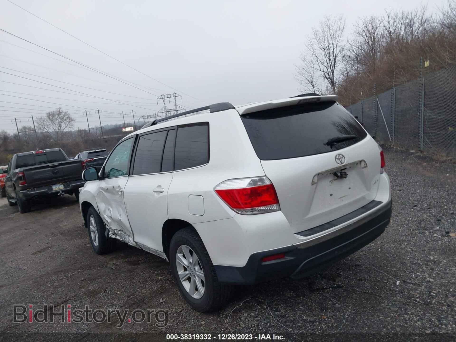 2013 TOYOTA HIGHLANDER - VIN: 5TDBK3EH8DS270308 - Фото 3