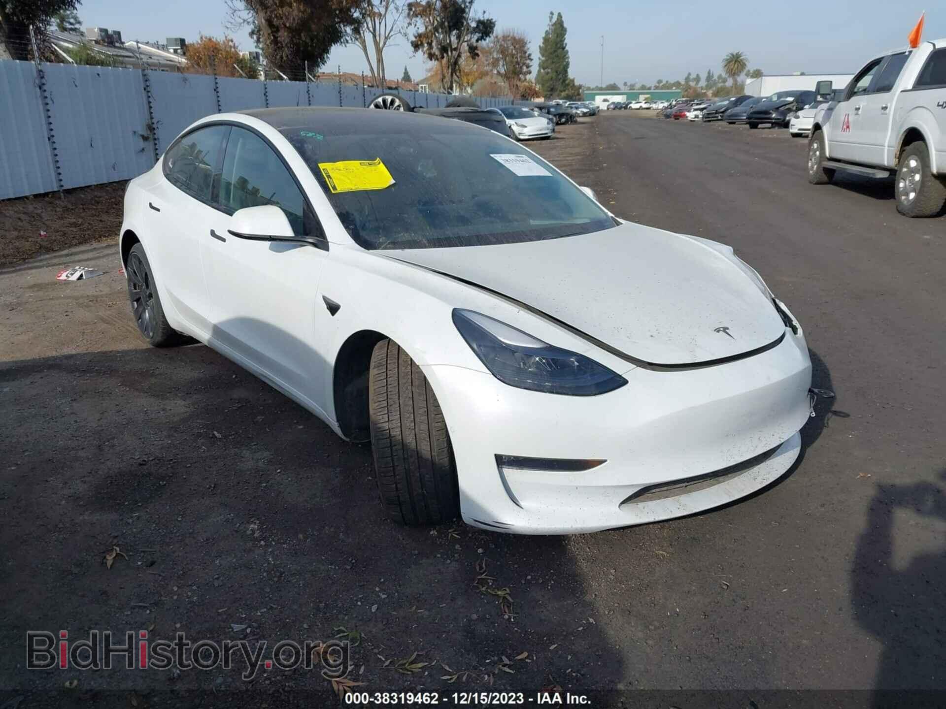Photo 5YJ3E1EC9MF020410 - TESLA MODEL 3 2021