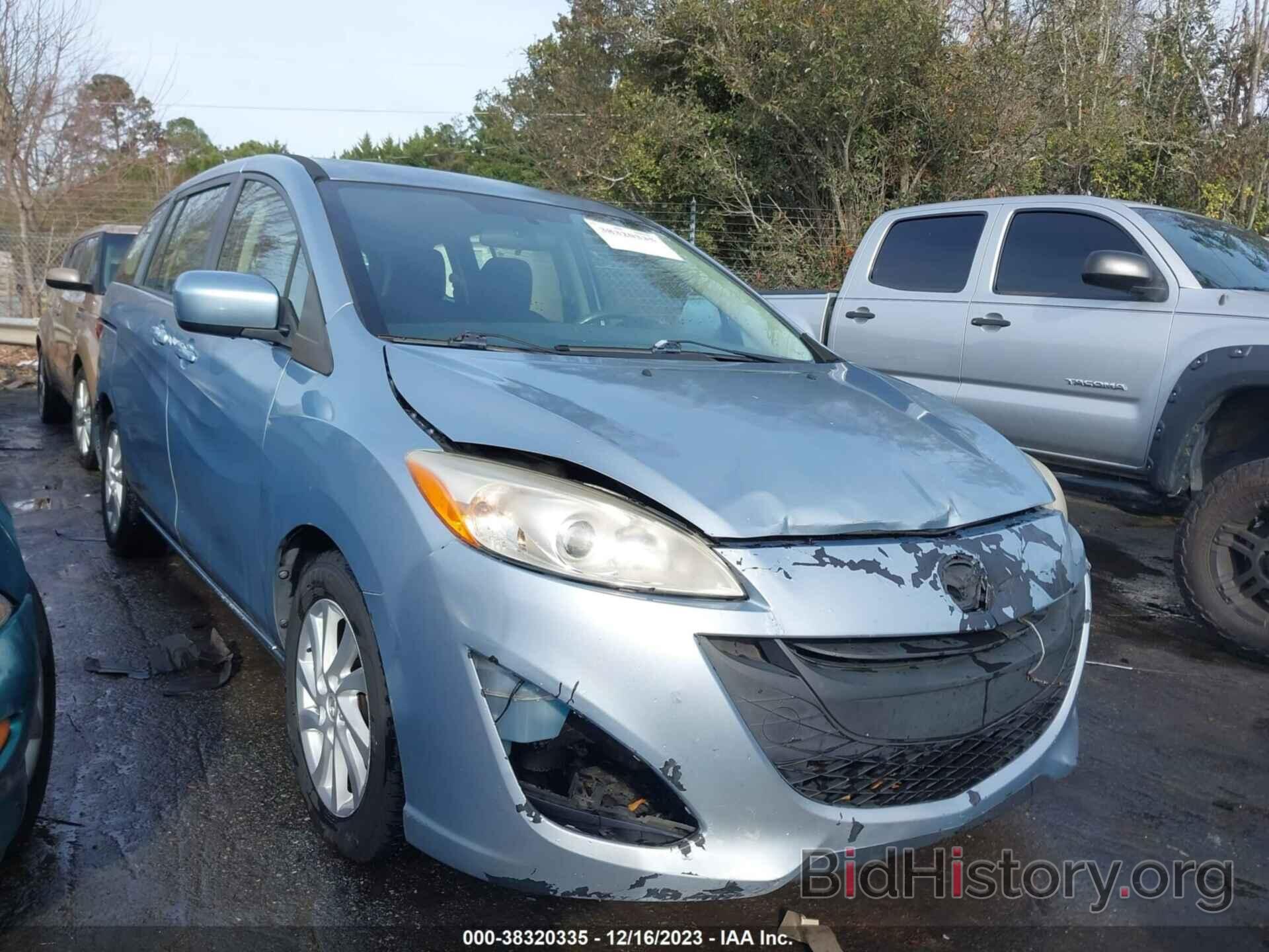 Photo JM1CW2BL0C0103292 - MAZDA MAZDA5 2012