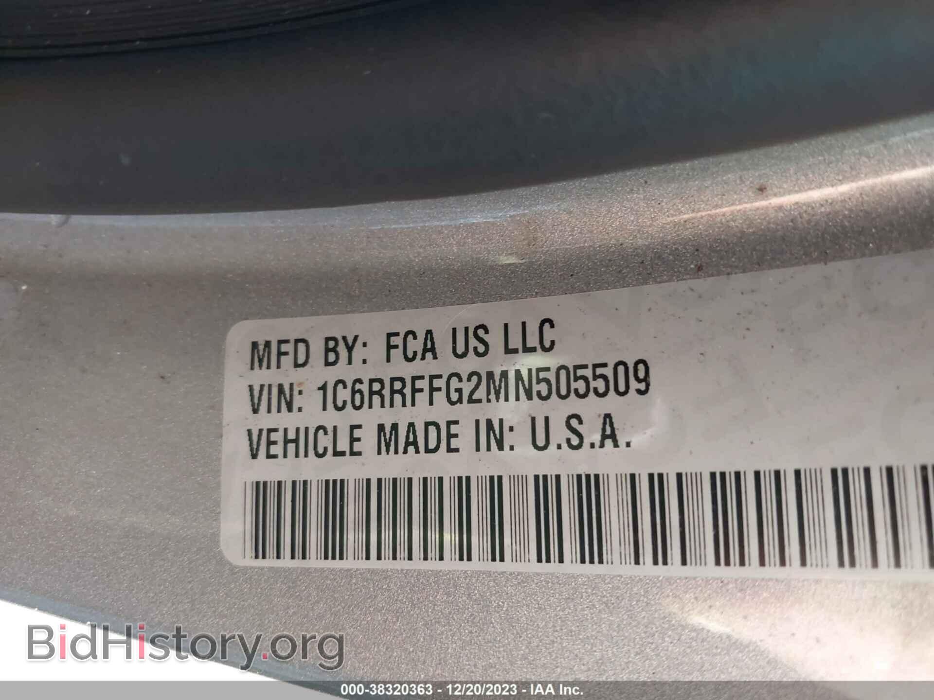 2021 RAM 1500 - VIN: 1C6RRFFG2MN505509 - Фото 9