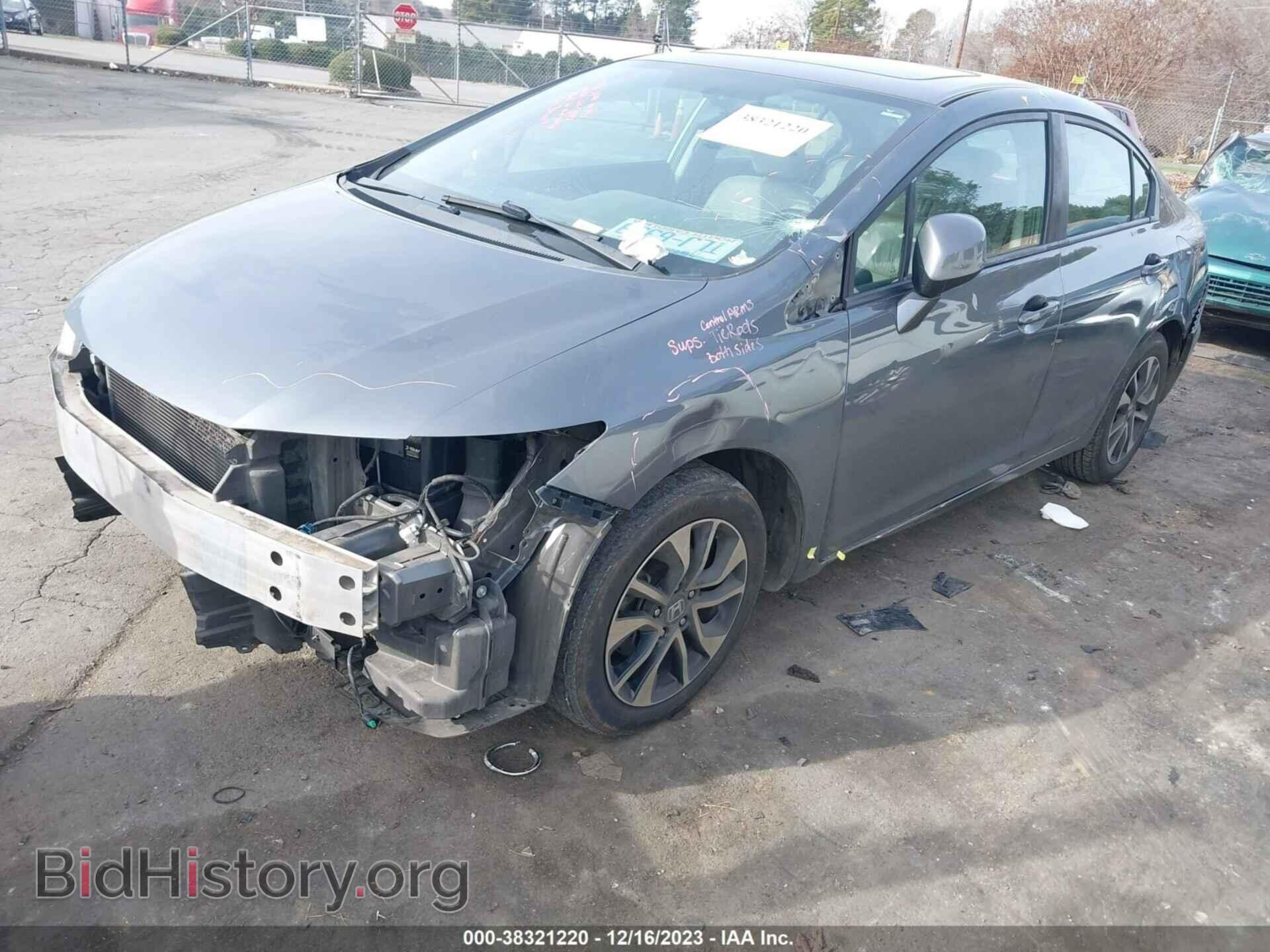 2013 HONDA CIVIC - VIN: 19XFB2F94DE273302 - Фото 2