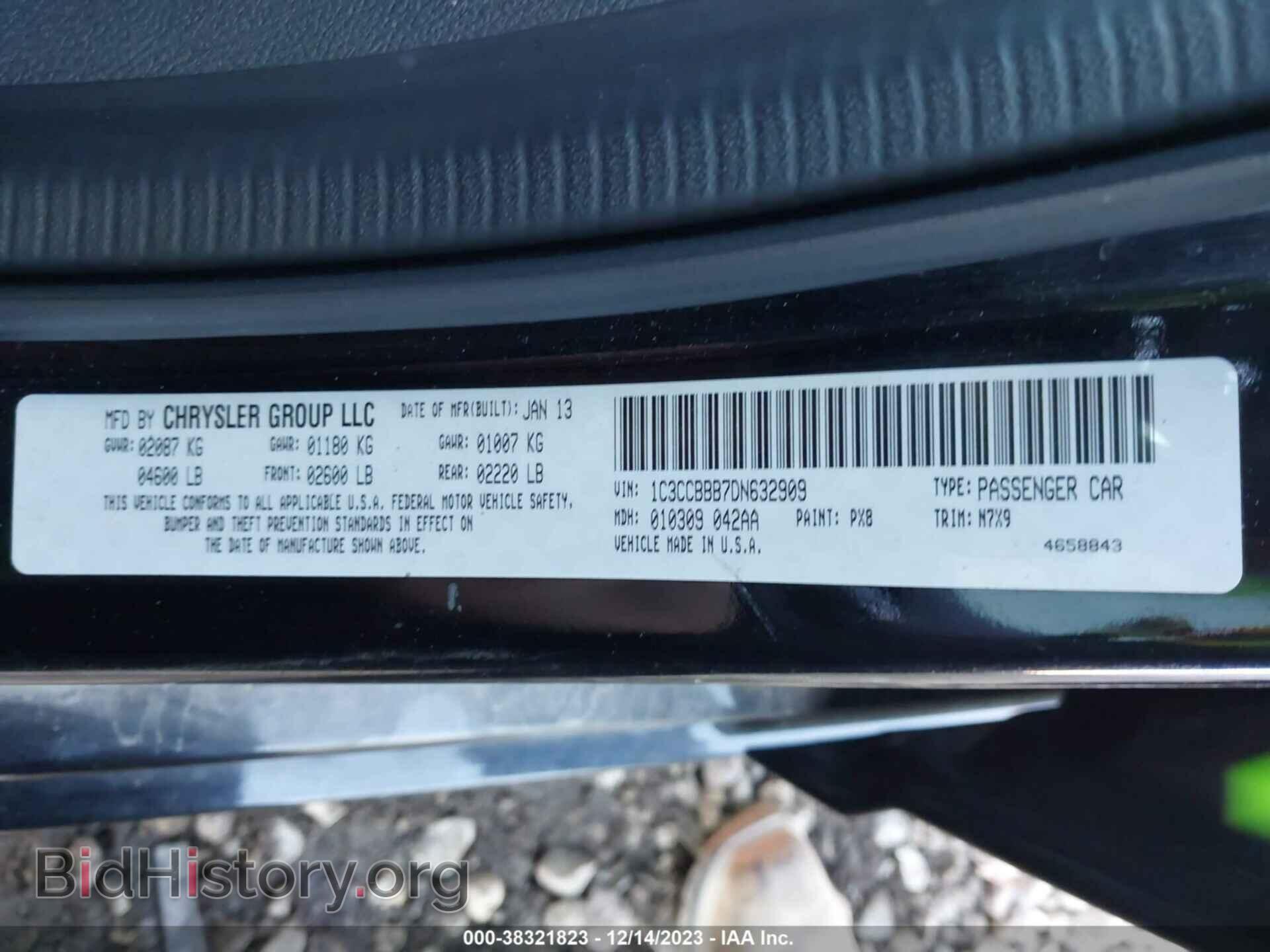 2013 CHRYSLER 200 - VIN: 1C3CCBBB7DN632909 - Photo 9
