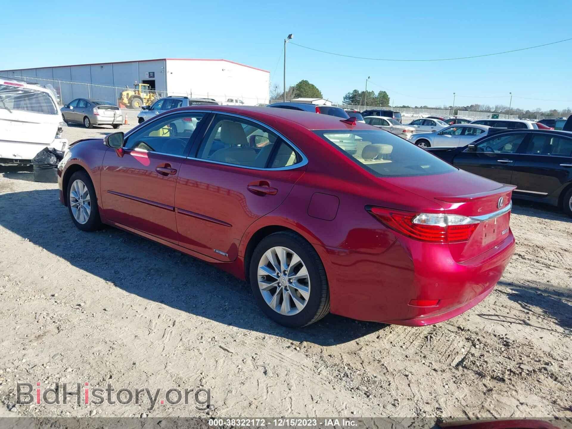 2014 LEXUS ES 300H - VIN: JTHBW1GG5E2040844 - Фото 3