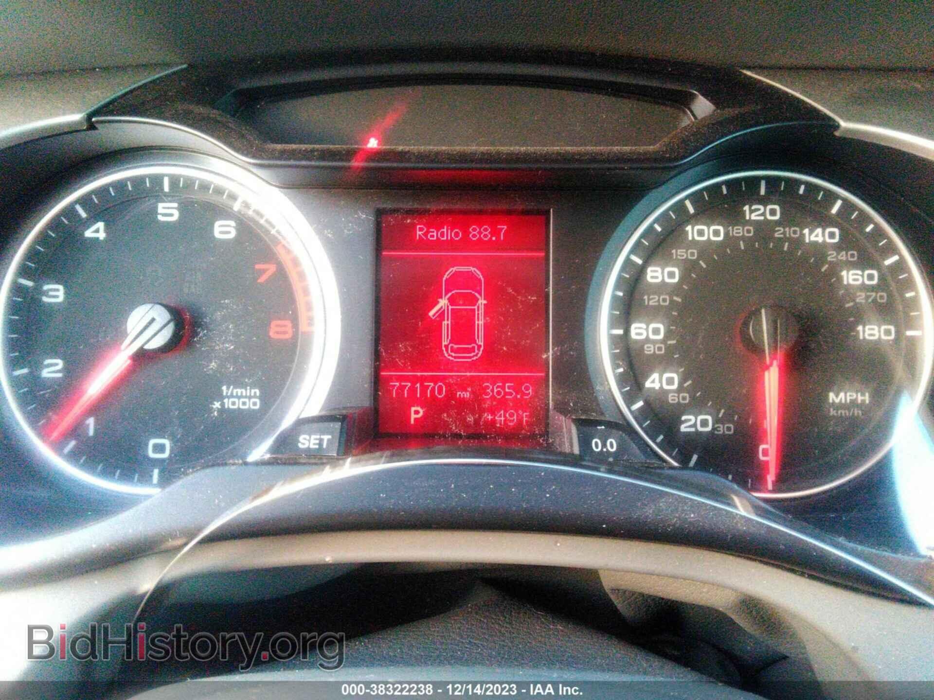 2012 AUDI A4 - VIN: WAUSFAFL1CA055986 - Фото 7