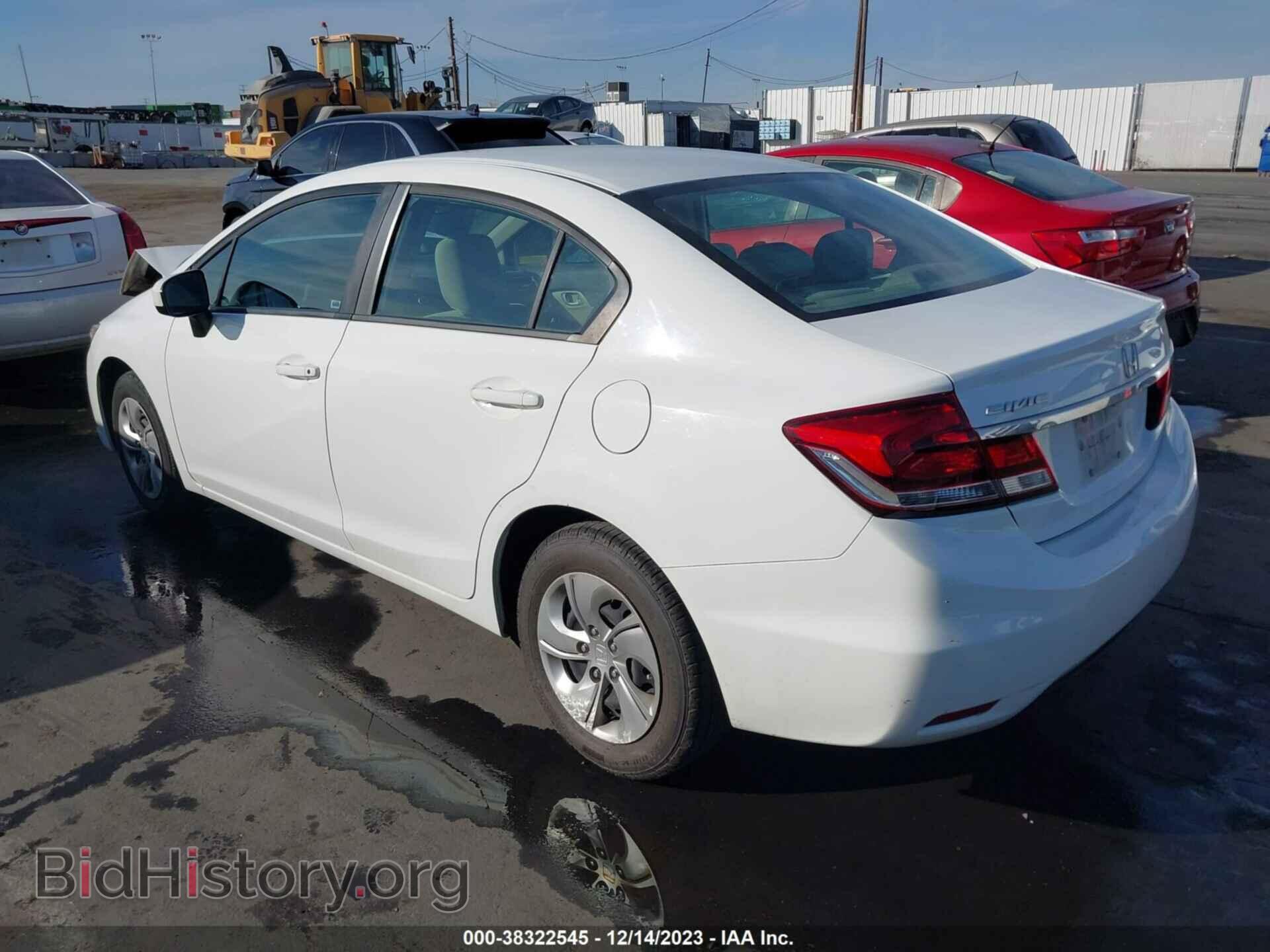 2014 HONDA CIVIC - VIN: 19XFB2F50EE229568 - Фото 3