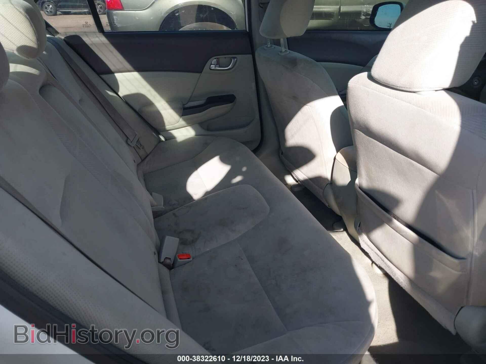 2012 HONDA CIVIC - VIN: 19XFB2F81CE371306 - Фото 8