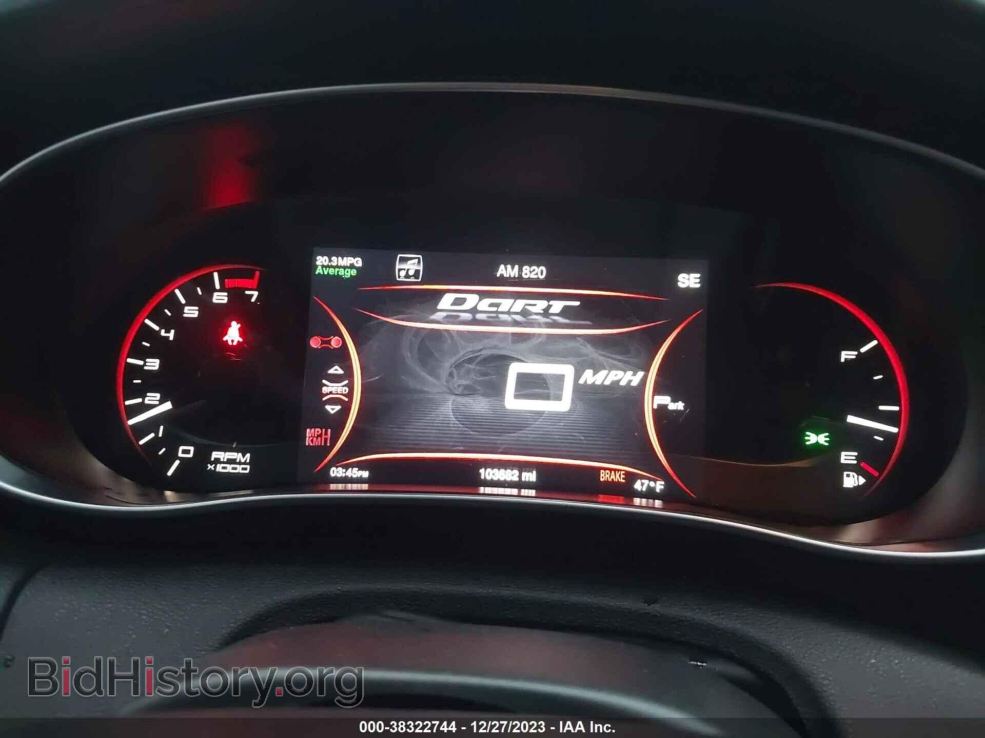 2013 DODGE DART - VIN: 1C3CDFCH8DD319767 - Photo 7