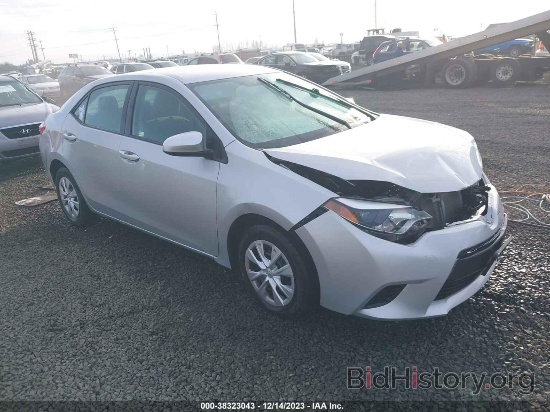 Photo 2T1BURHE3EC181092 - TOYOTA COROLLA 2014