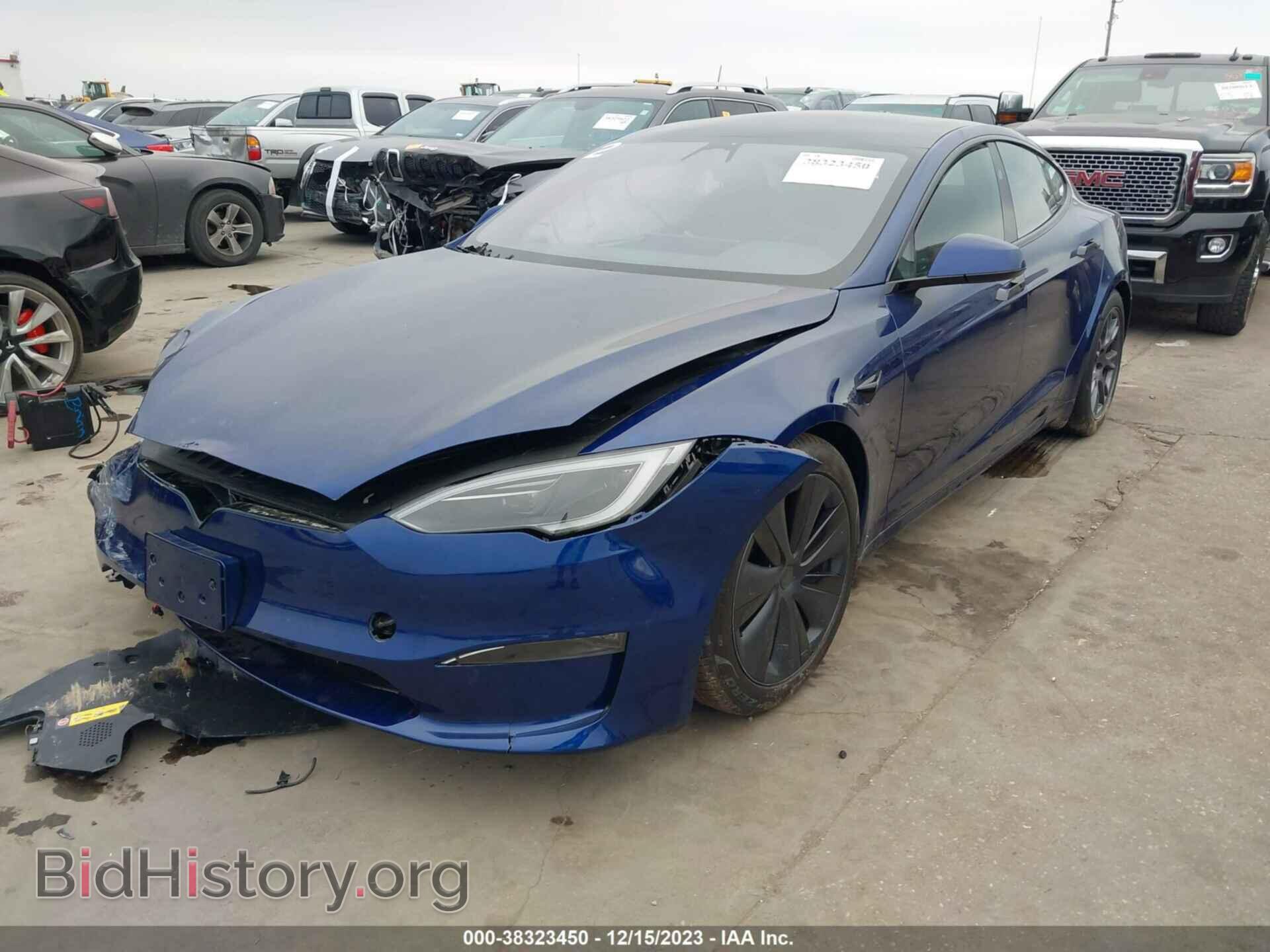 2023 TESLA MODEL S - VIN: 5YJSA1E69PF525806 - Фото 2