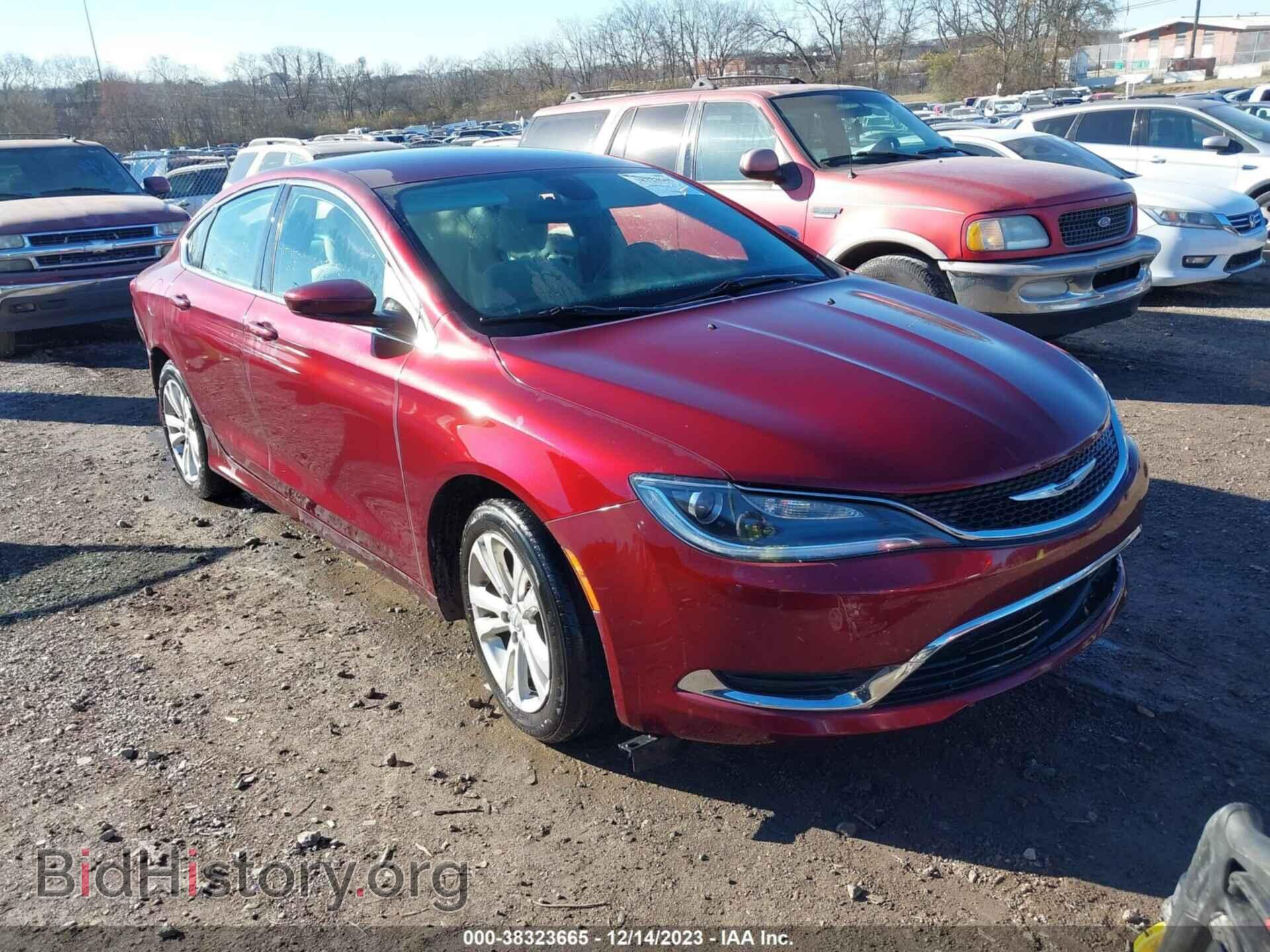 Фотография 1C3CCCAB8FN615434 - CHRYSLER 200 2015