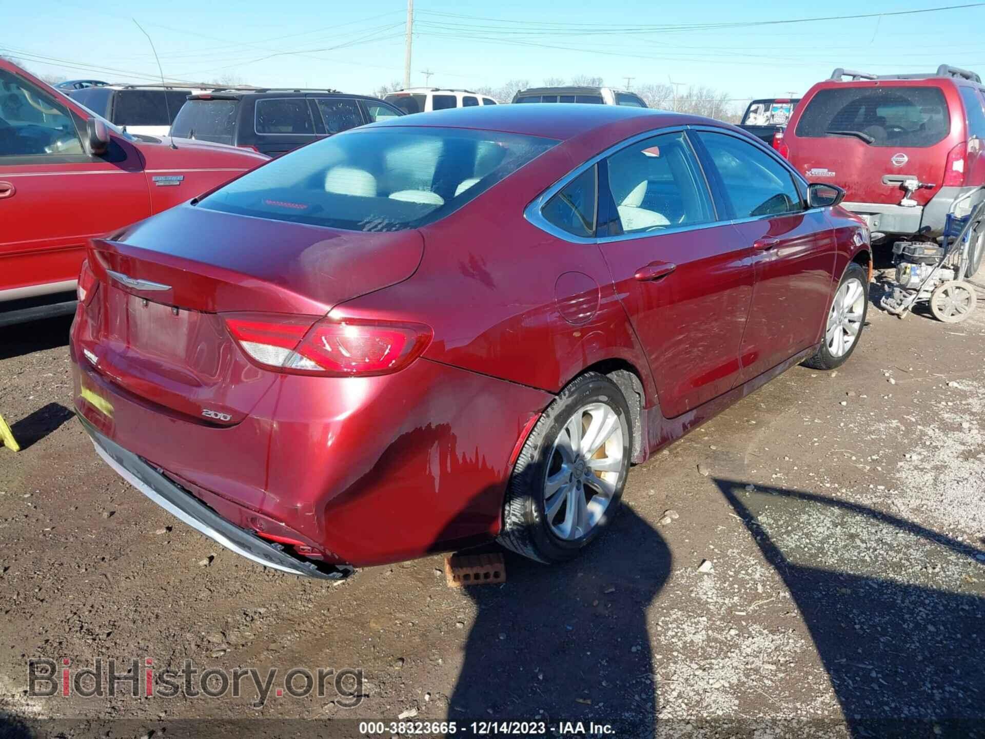 2015 CHRYSLER 200 - VIN: 1C3CCCAB8FN615434 - Фото 4