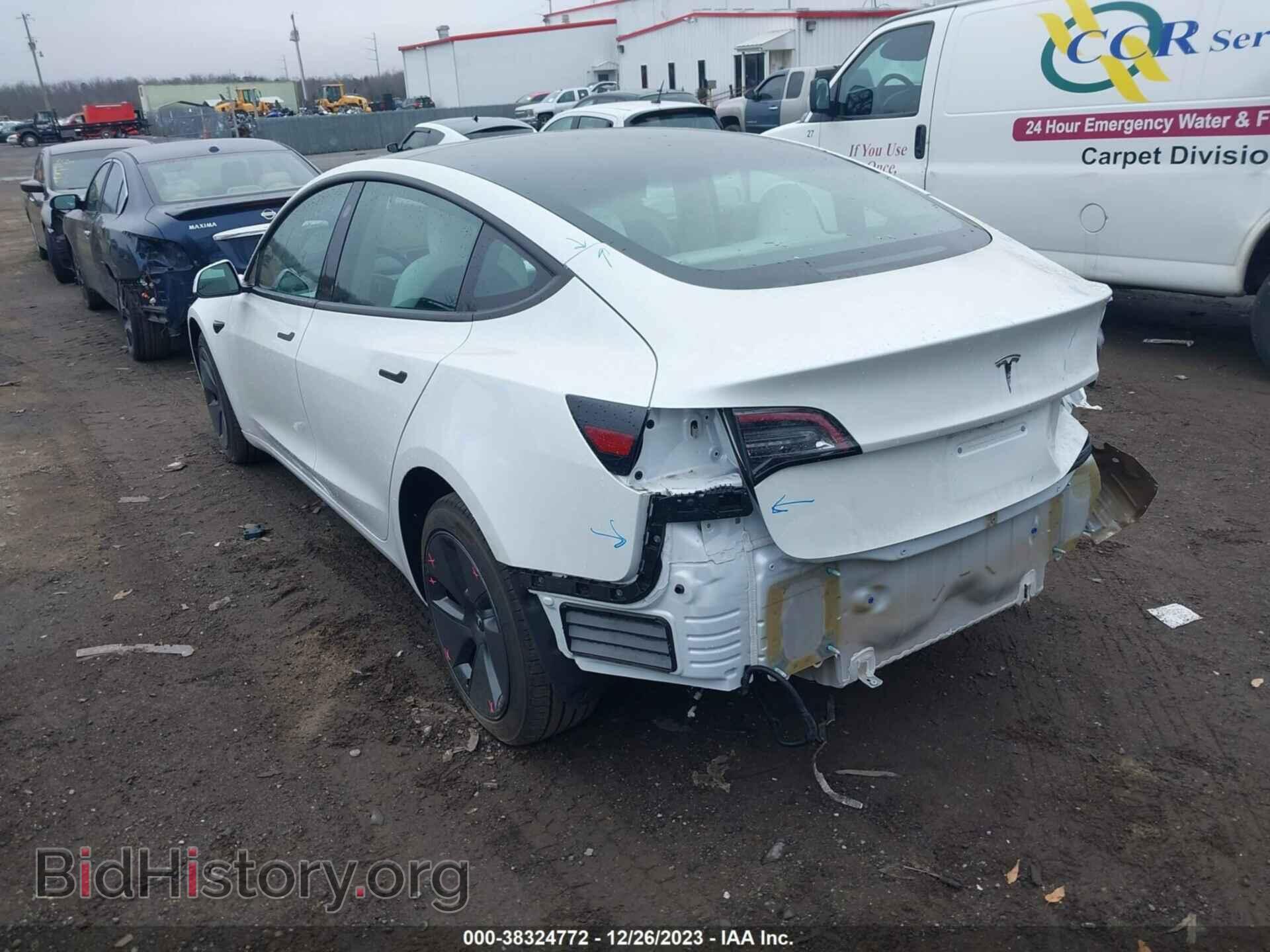 2023 TESLA MODEL 3 - VIN: 5YJ3E1EA3PF518640 - Фото 3