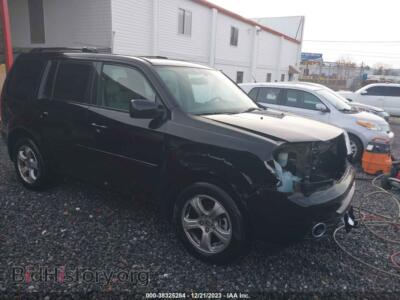 2013 Honda PILOT EX-L, черный — VIN 5FNYF4H73DB028862, IAAI