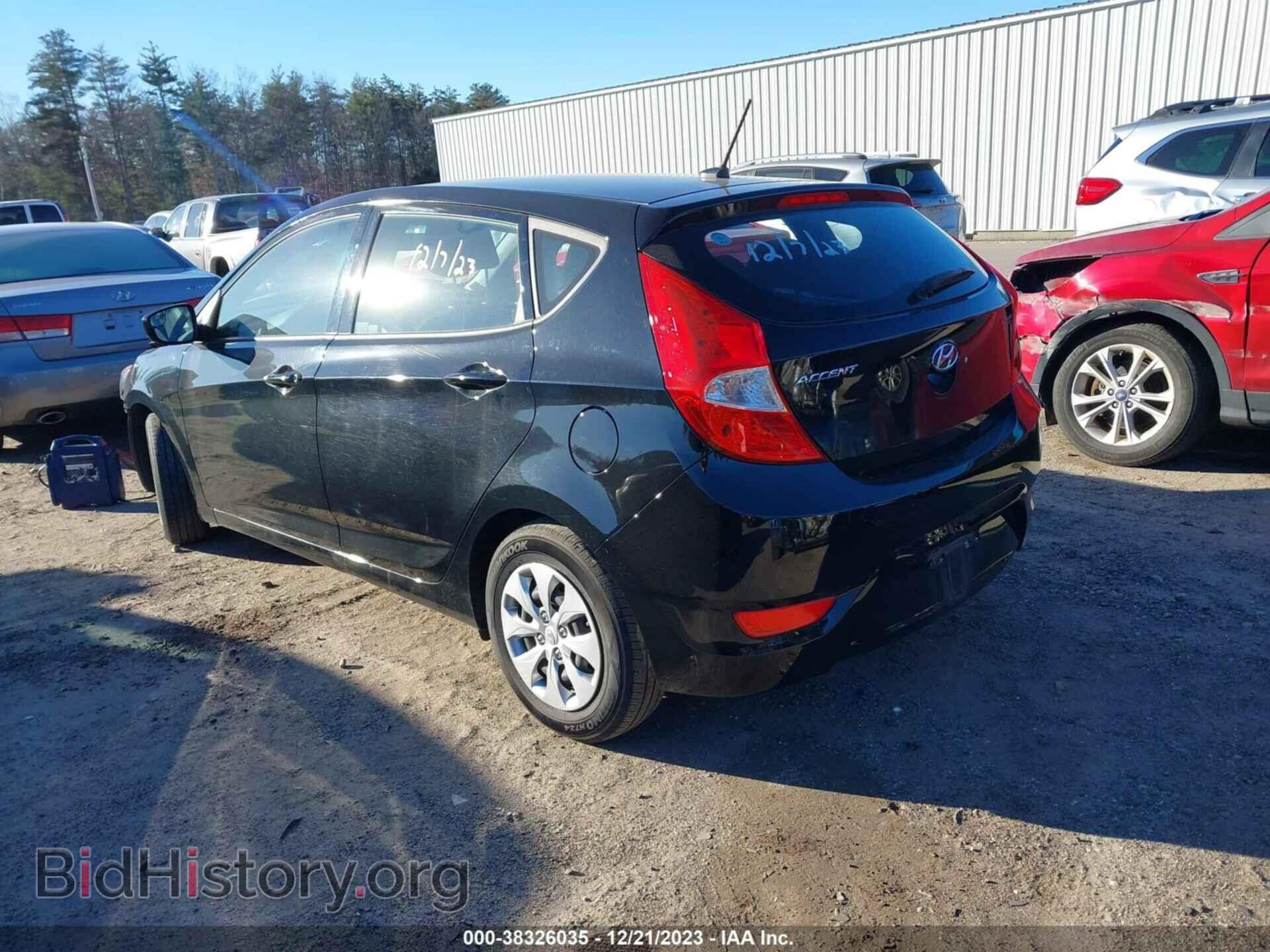 2016 HYUNDAI ACCENT - VIN: KMHCT5AE1GU296530 - Фото 3