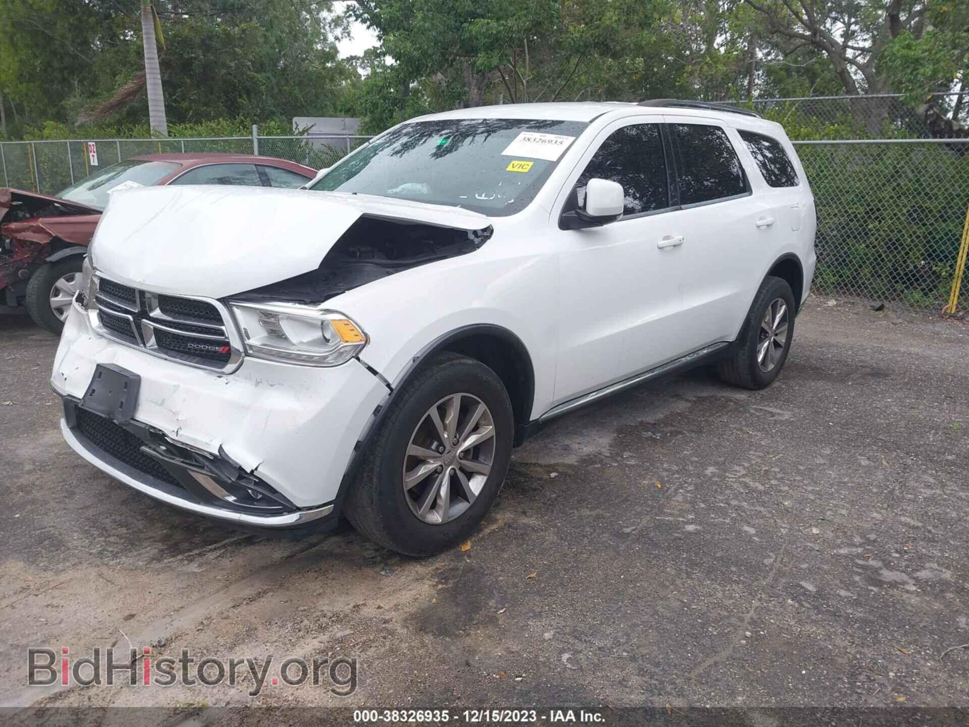 2016 DODGE DURANGO - VIN: 1C4RDHDG0GC308263 - Фото 2