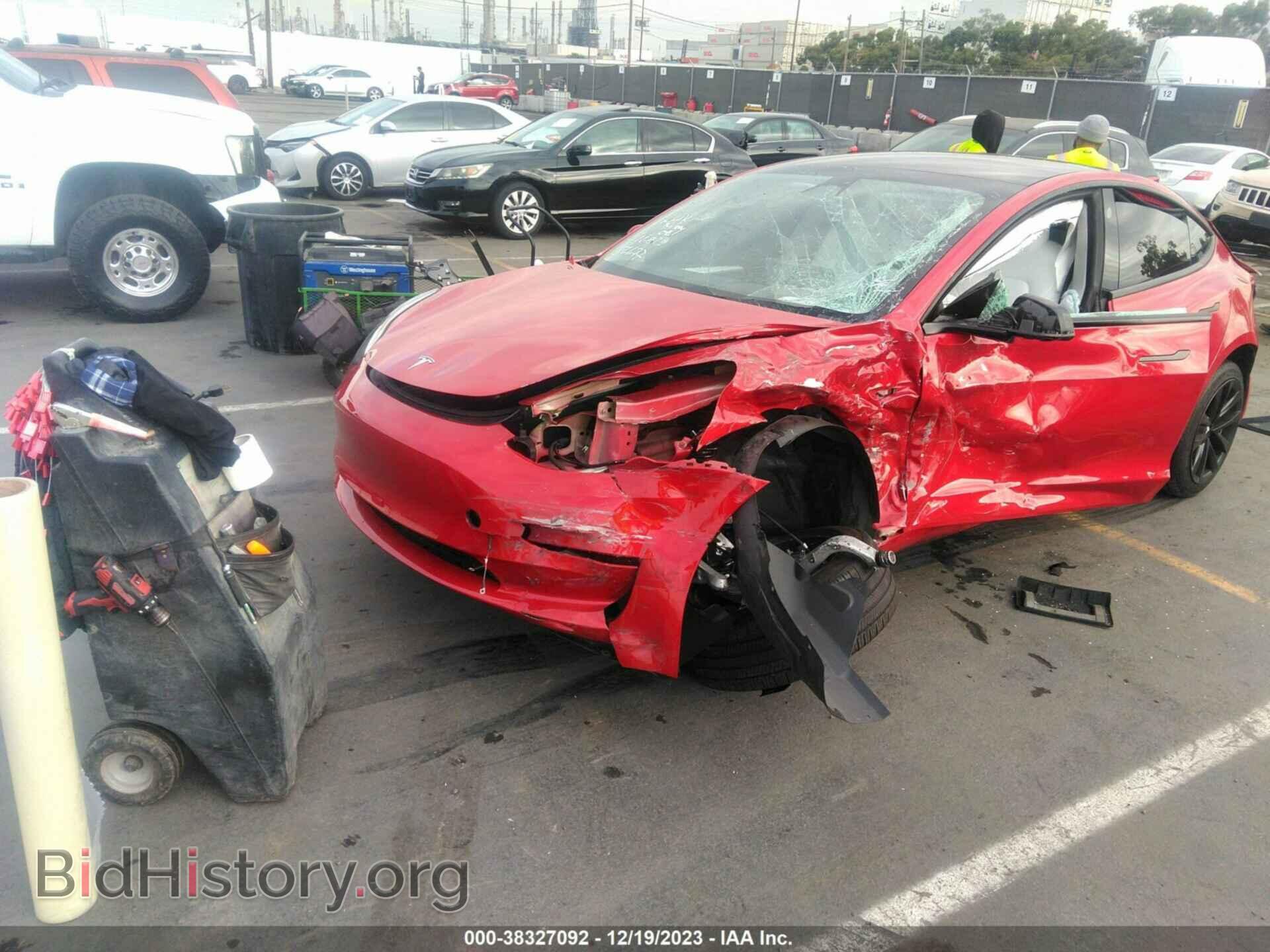 2023 TESLA MODEL 3 - VIN: 5YJ3E1EB9PF390185 - Фото 2