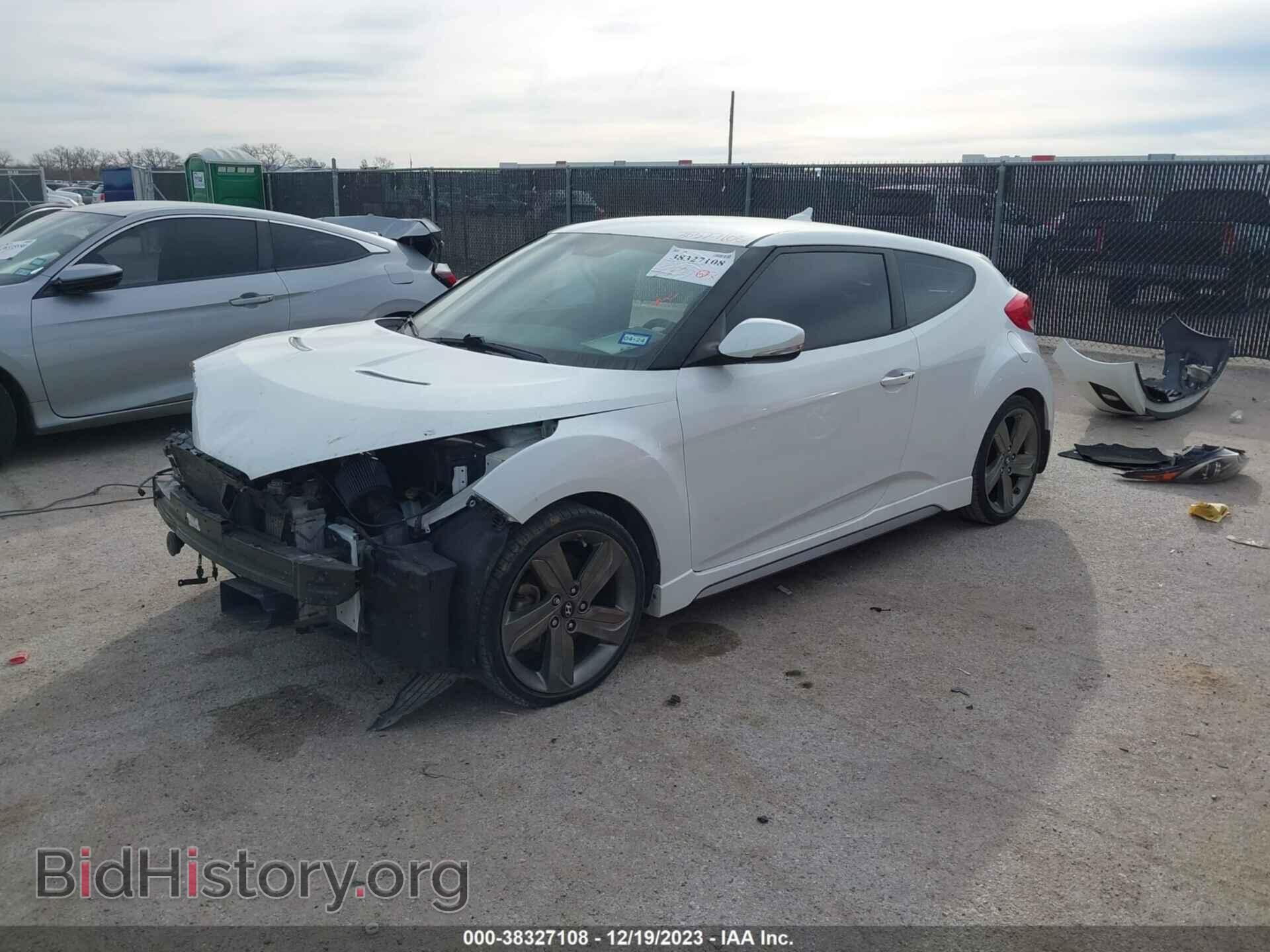 2015 HYUNDAI VELOSTER - VIN: KMHTC6AE2FU232145 - Фото 2
