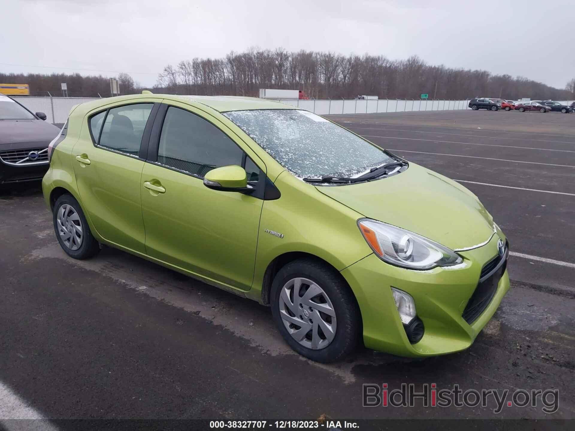 Photo JTDKDTB36F1103352 - TOYOTA PRIUS C 2015