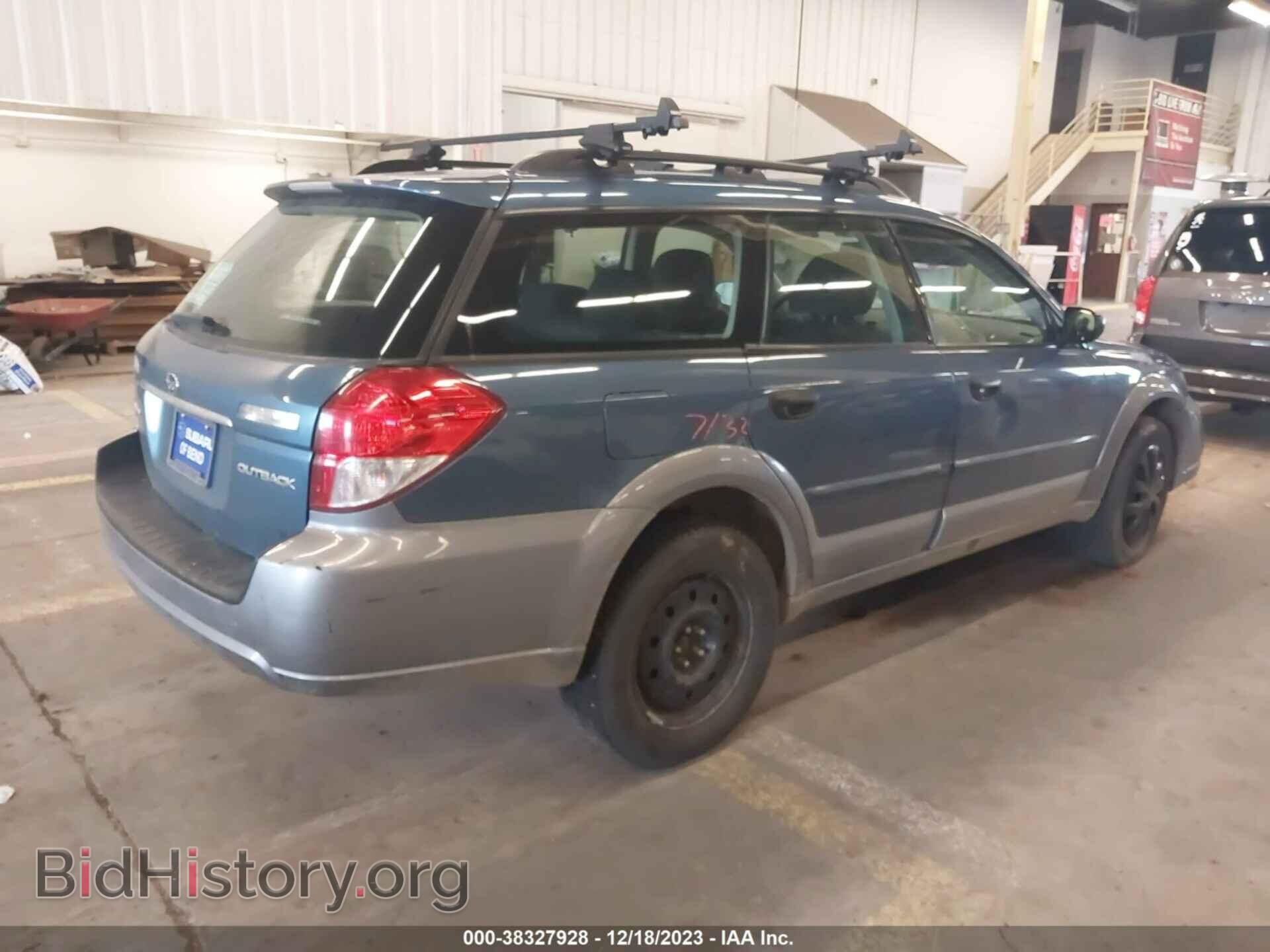 2008 SUBARU OUTBACK - VIN: 4S4BP60C587338445 - Фото 4