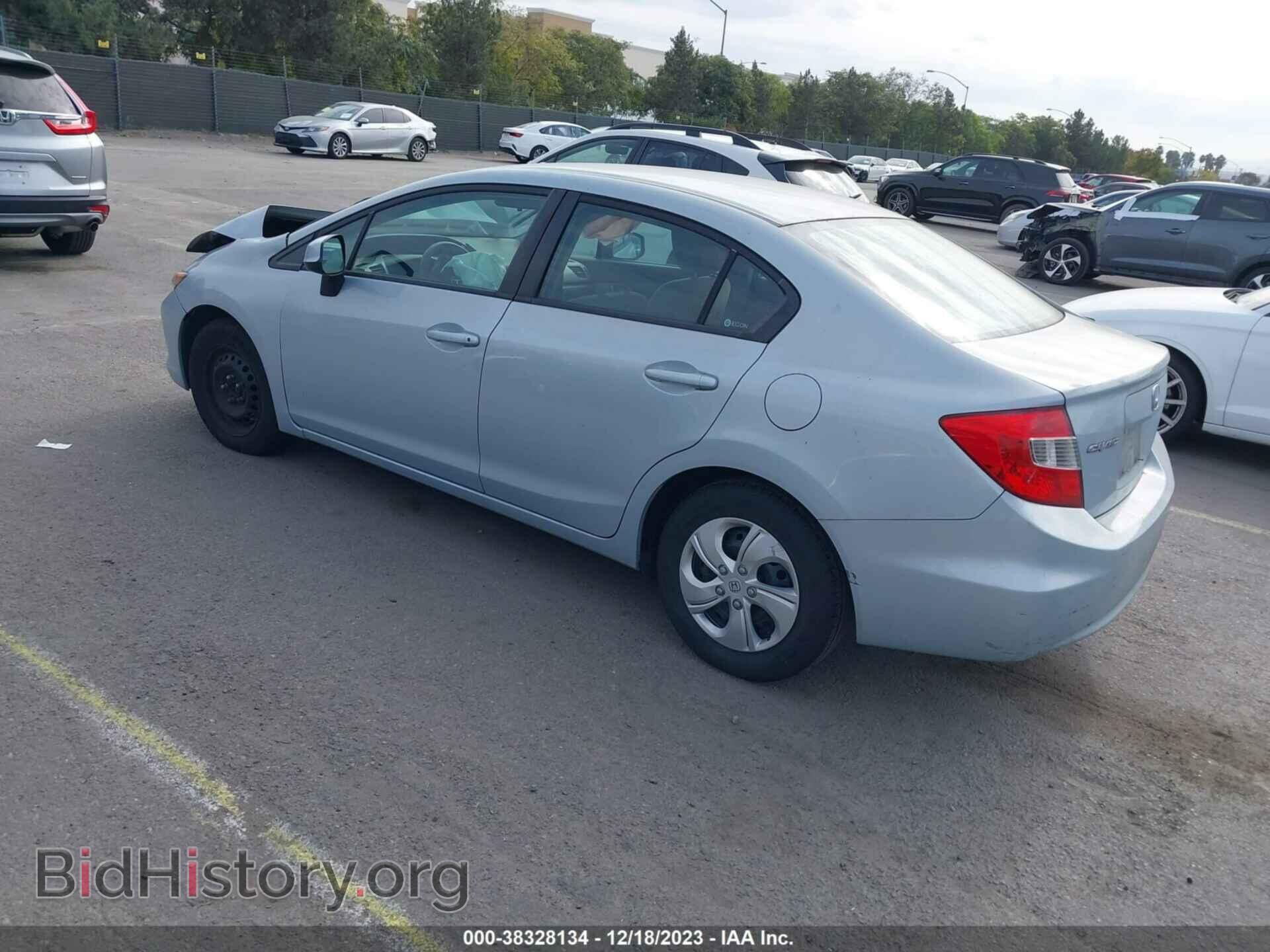 2012 HONDA CIVIC - VIN: 2HGFB2F59CH595354 - Photo 3