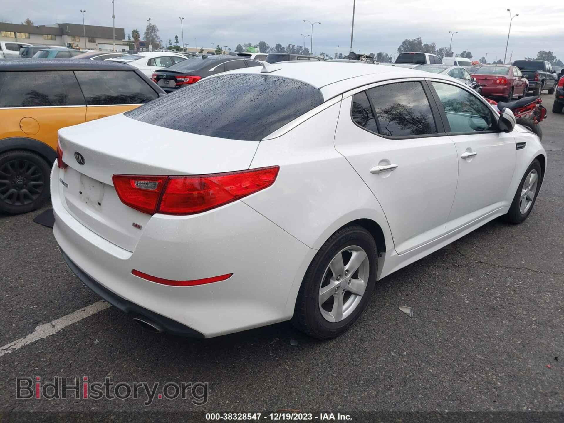 2015 KIA OPTIMA - VIN: KNAGM4A73F5602857 - Фото 4