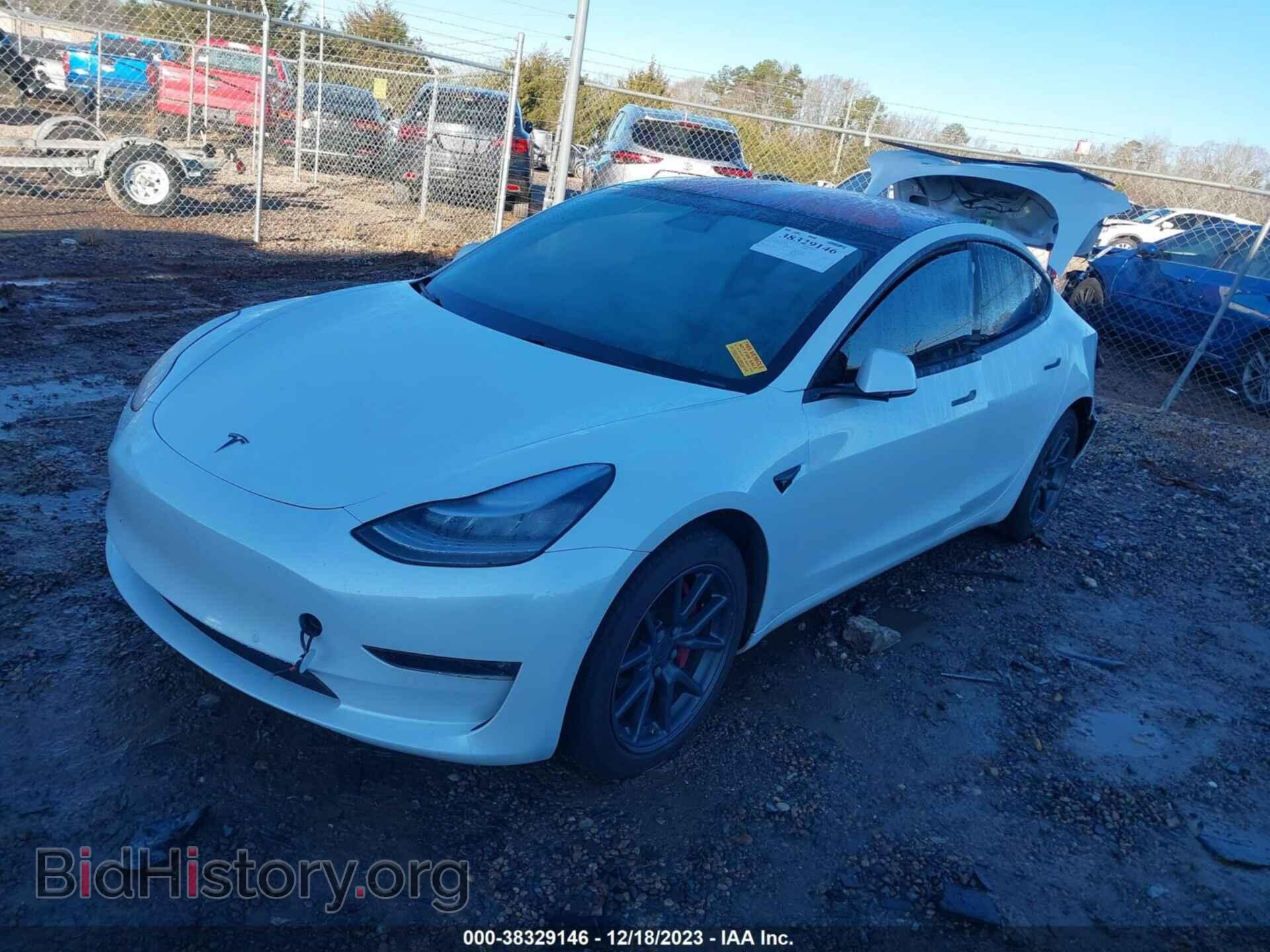 2019 TESLA MODEL 3 - VIN: 5YJ3E1EAXKF313972 - Фото 2